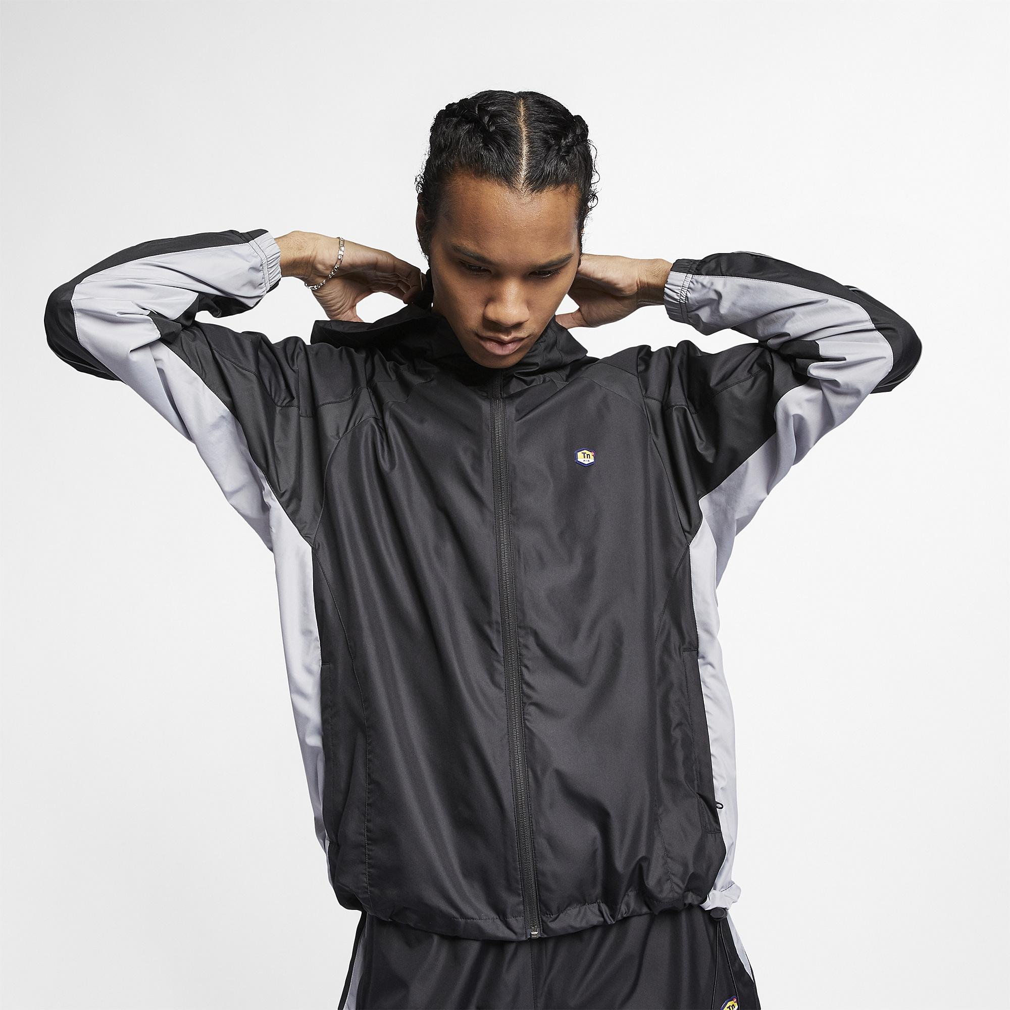 nike tn jacket black