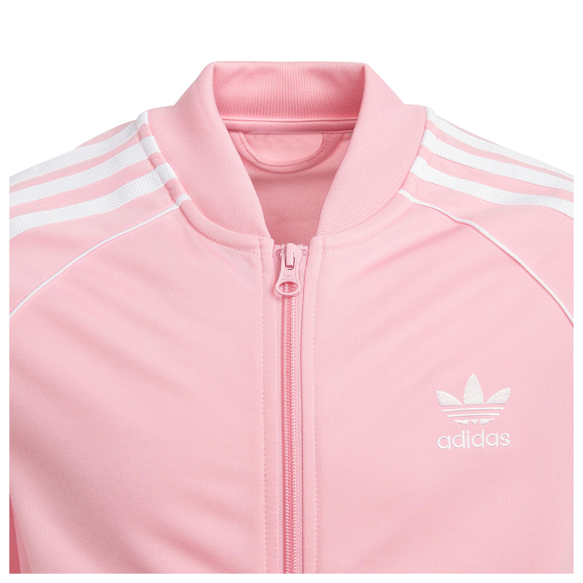 Baby pink adidas jacket Clearance