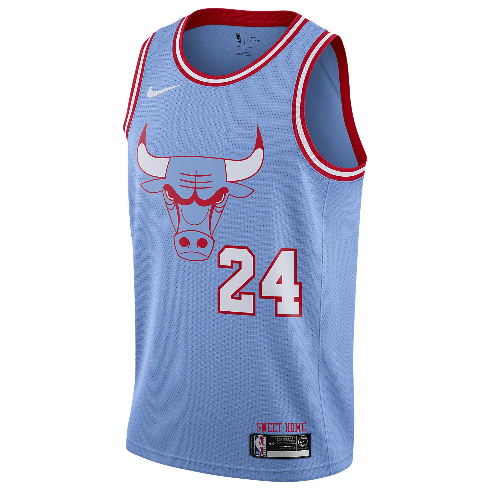 Nike Lauri Markkanen Bulls City Edition Nba Swingman Jersey in Blue
