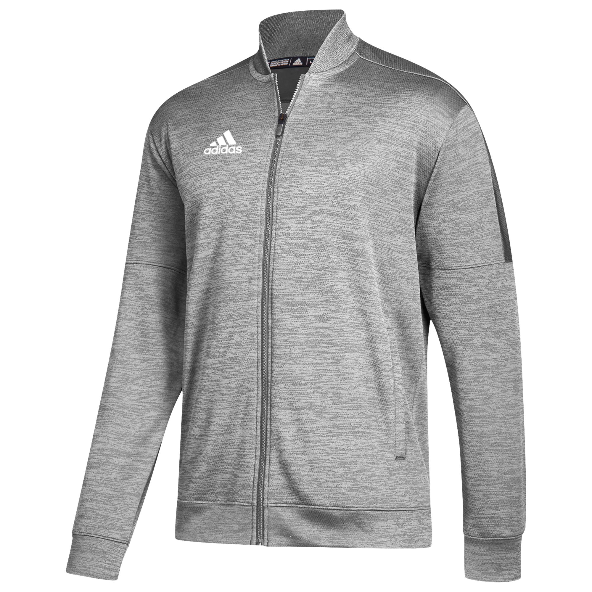 adidas Fleece Team Issue Bomber Jacket in Grey Two (Gray) for Men - Lyst