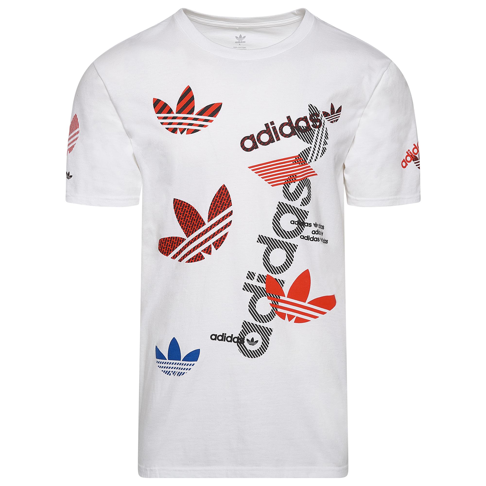 Logo Distortion T-shirt in White 