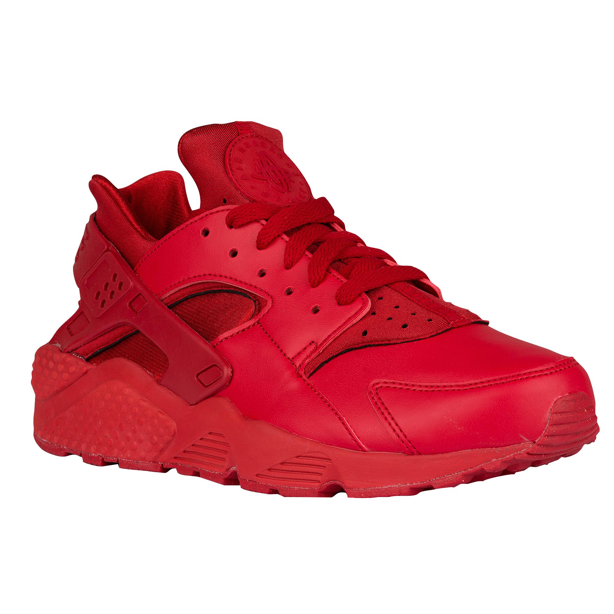 red huarache sneakers