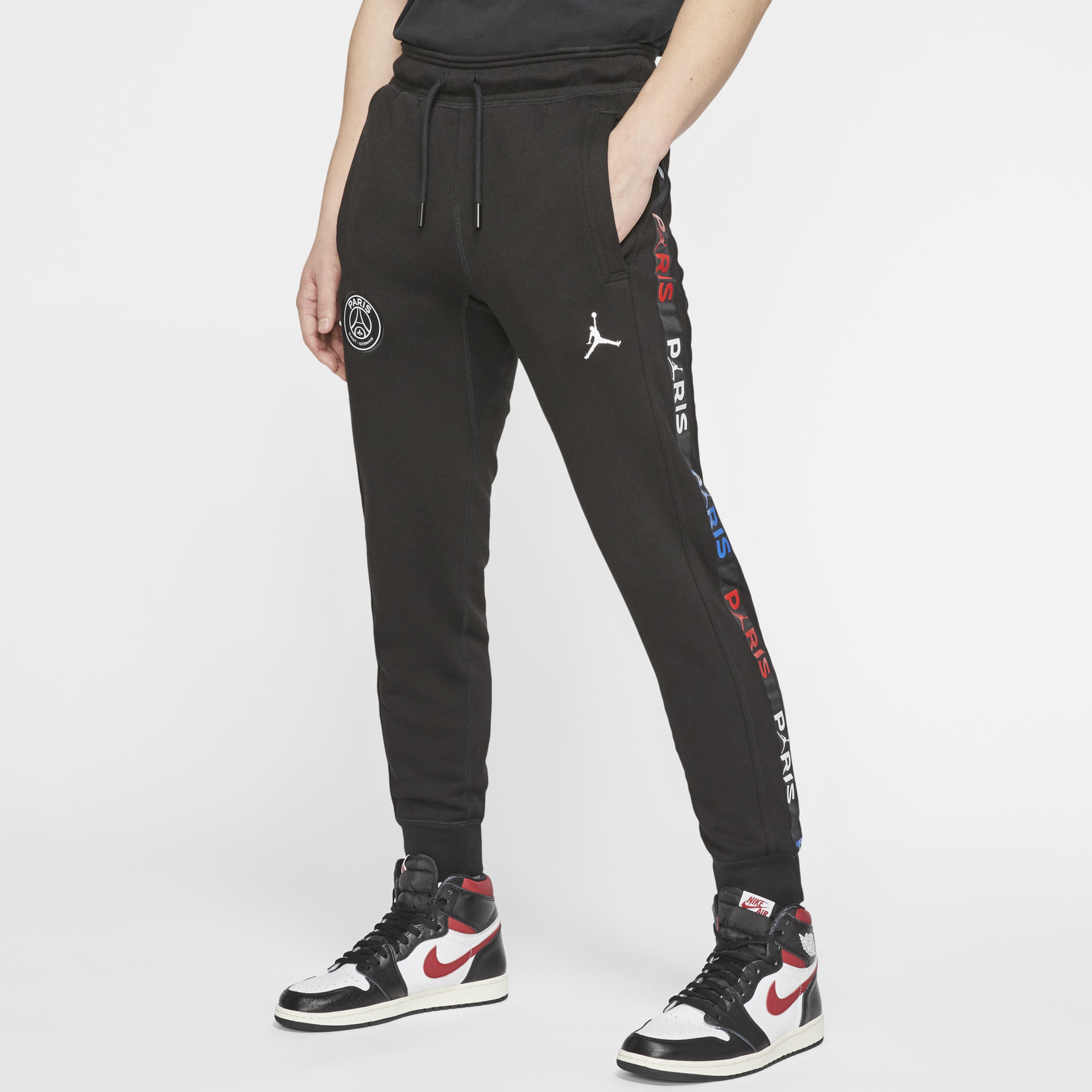 Nike Jordan Paris Saint-germain Fleece Pants in Black for Men - Lyst