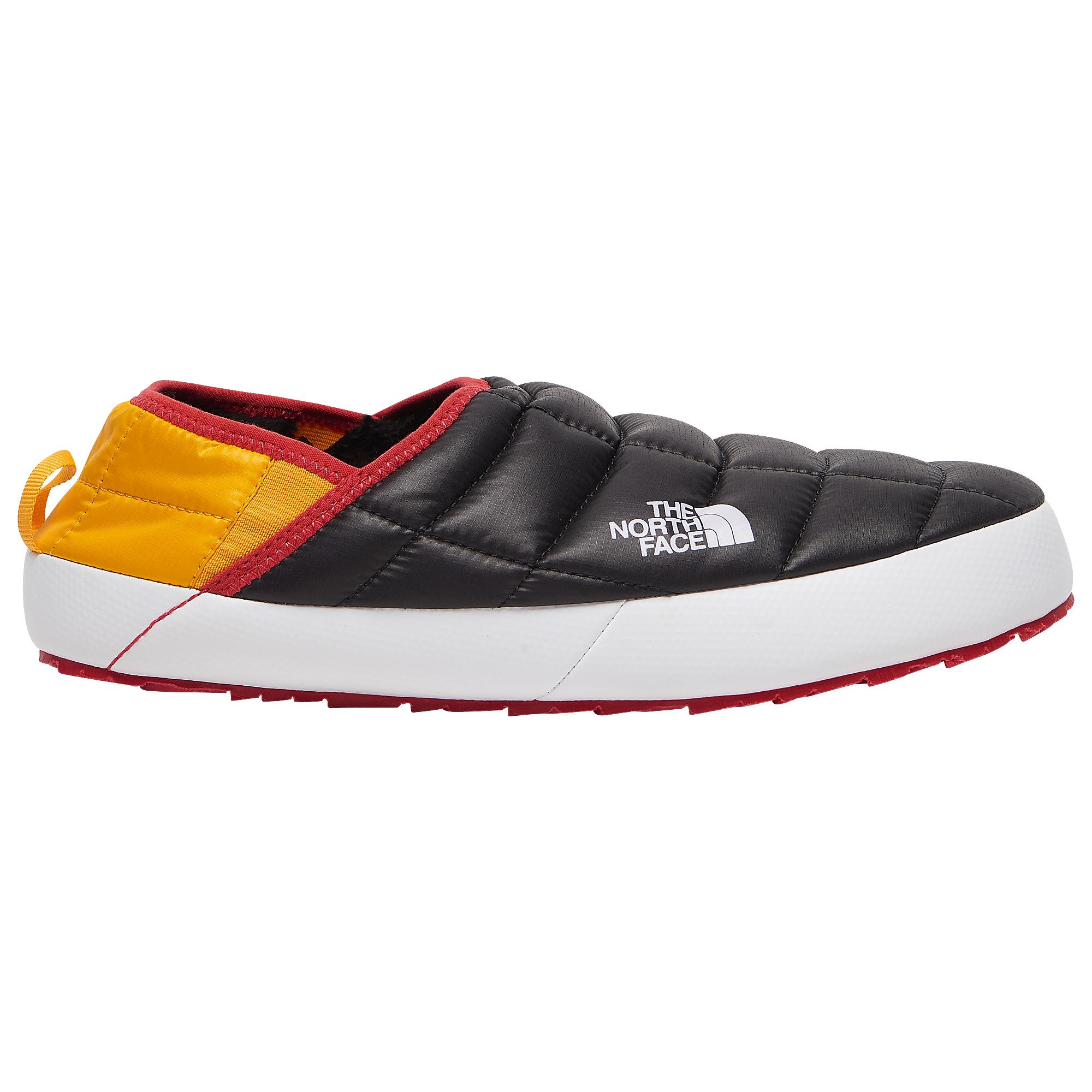north face slippers black
