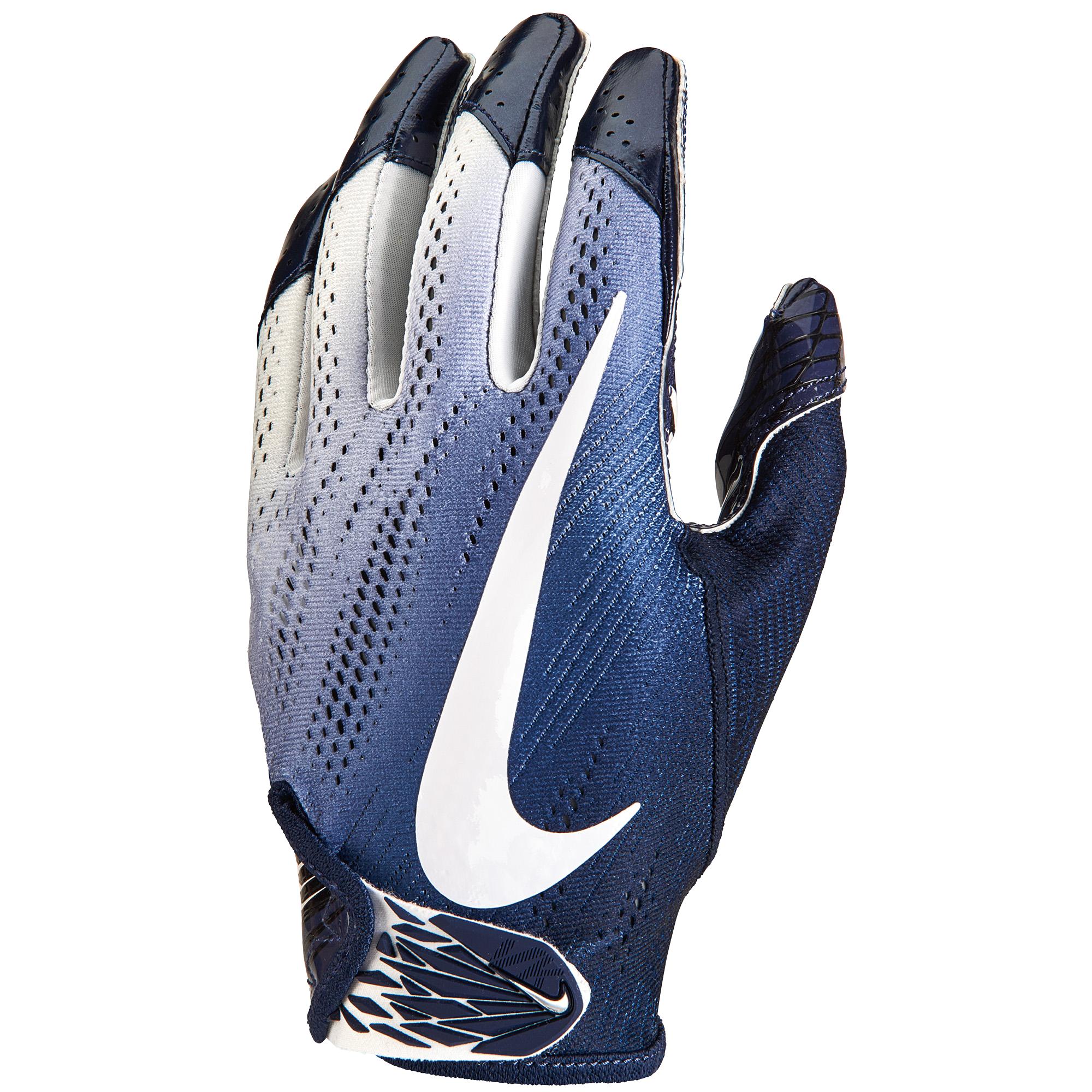 navy blue football gloves