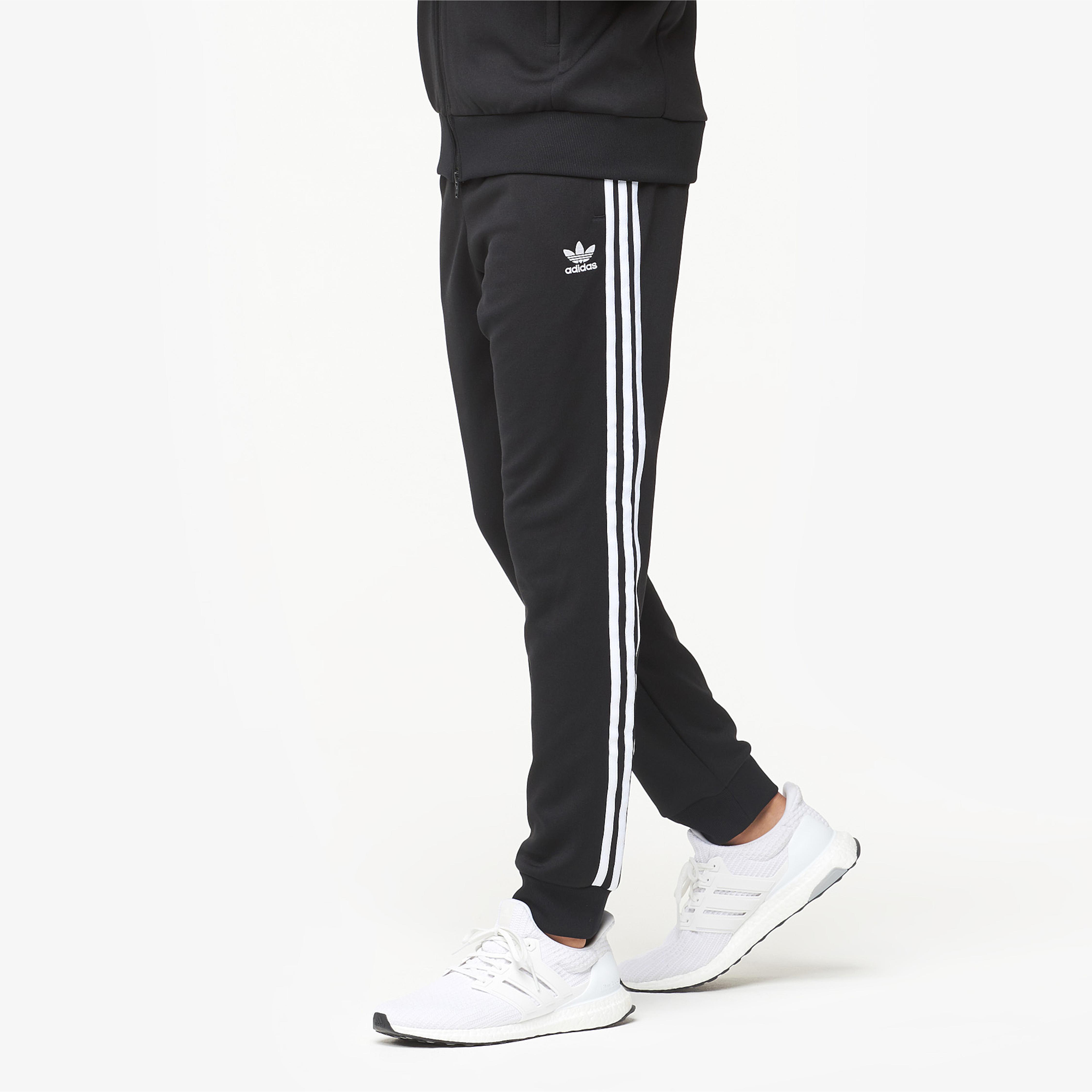 superstar track pants in black