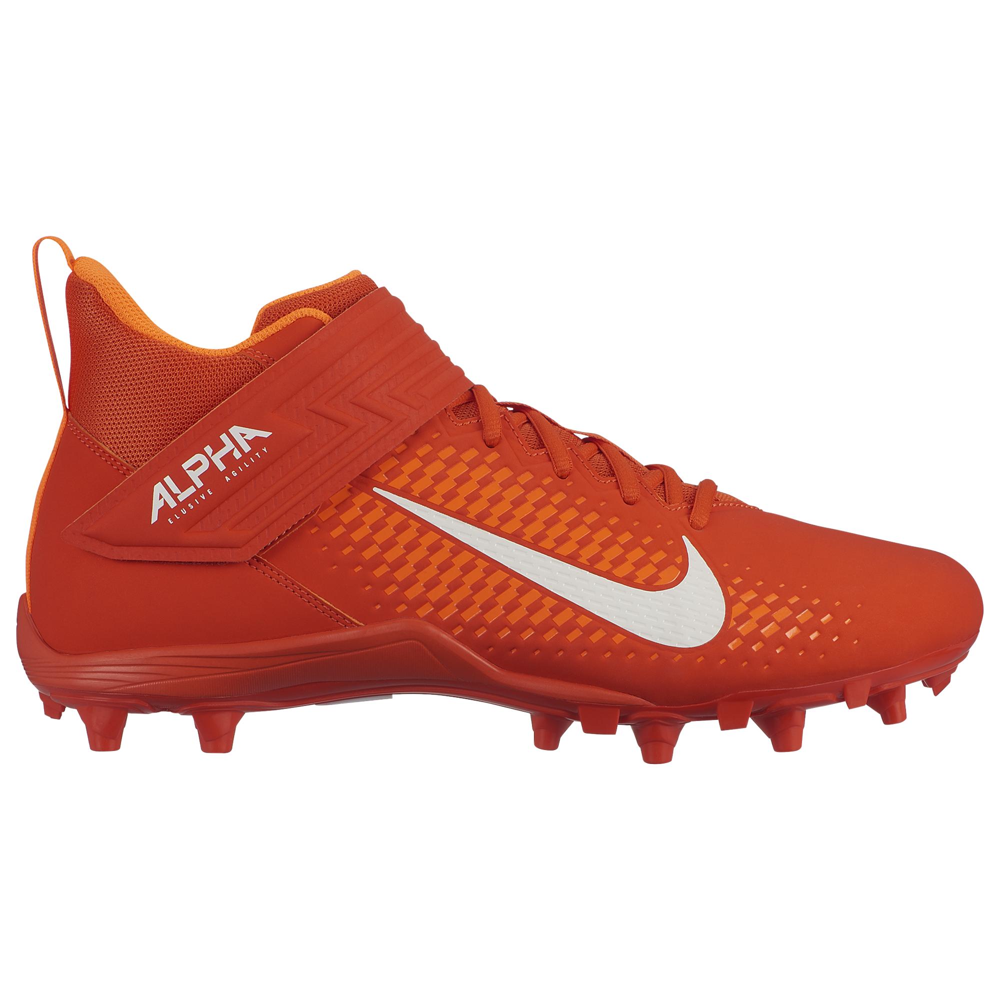 nike alpha menace orange