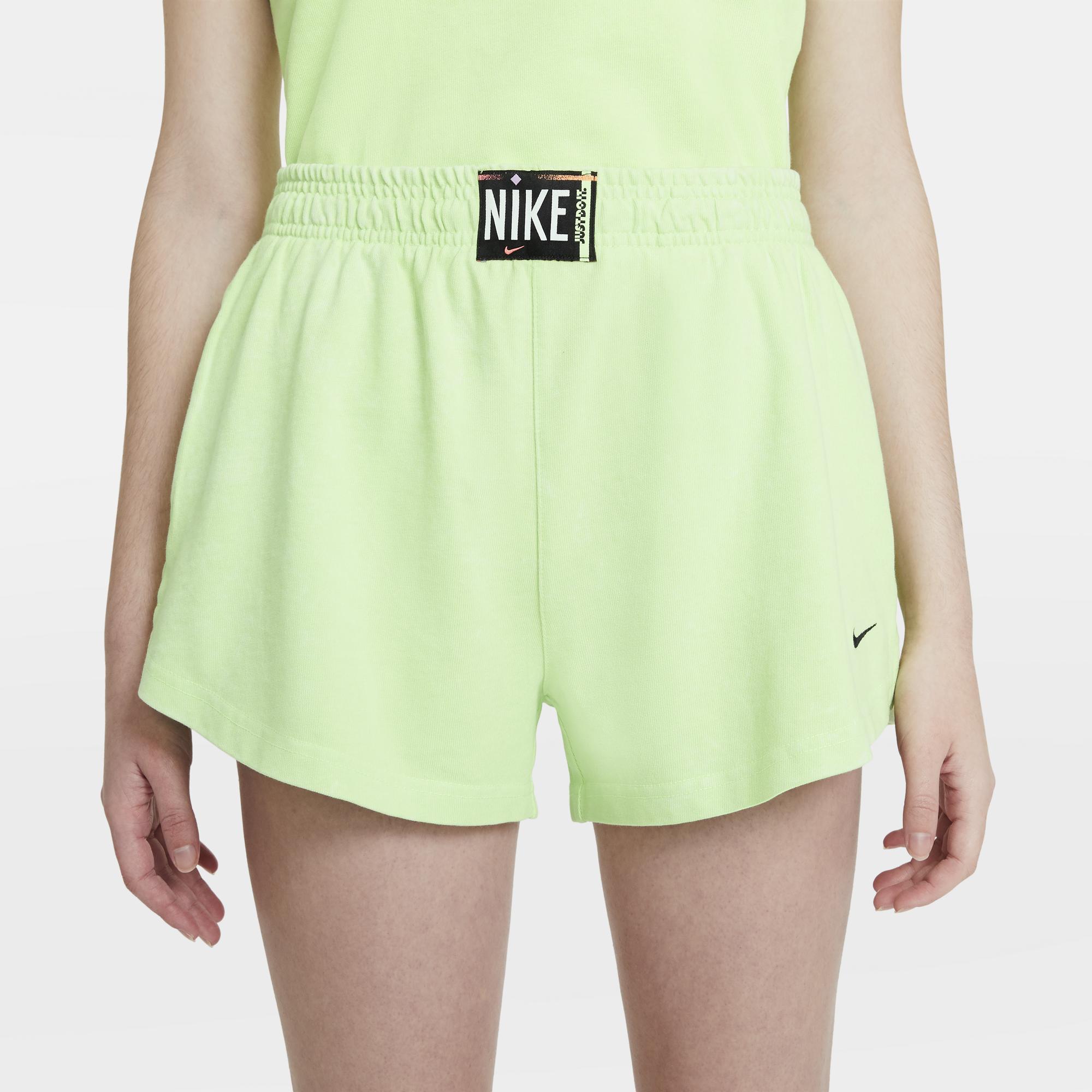 Nike Cotton Wash Hr Shorts in Green | Lyst