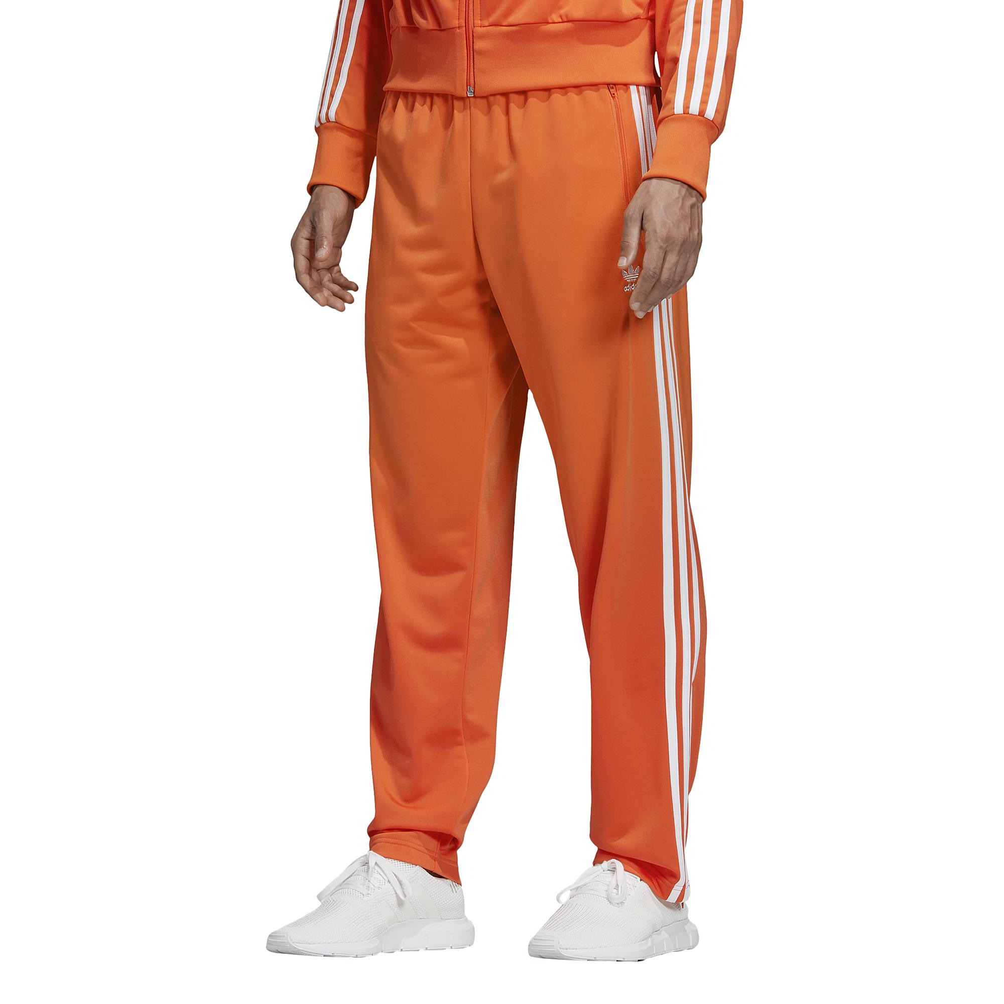 adidas Originals Synthetic Firebird Track Pants in Orange for Men - Lyst