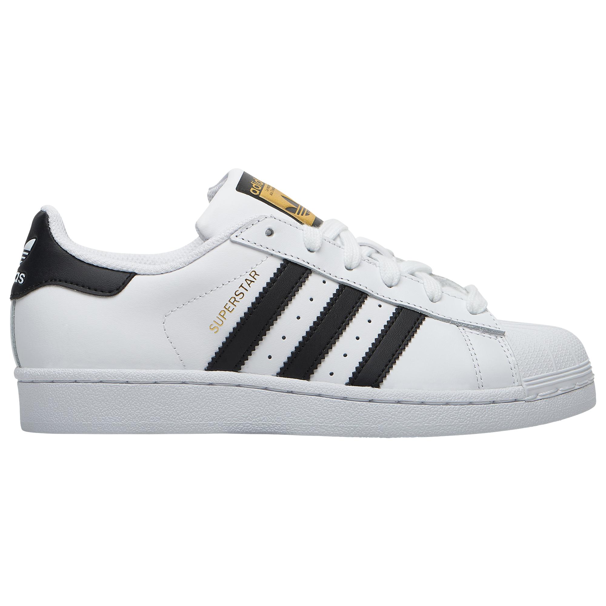 adidas Originals Suede Superstar Basketball Shoes in White/Black/White ...