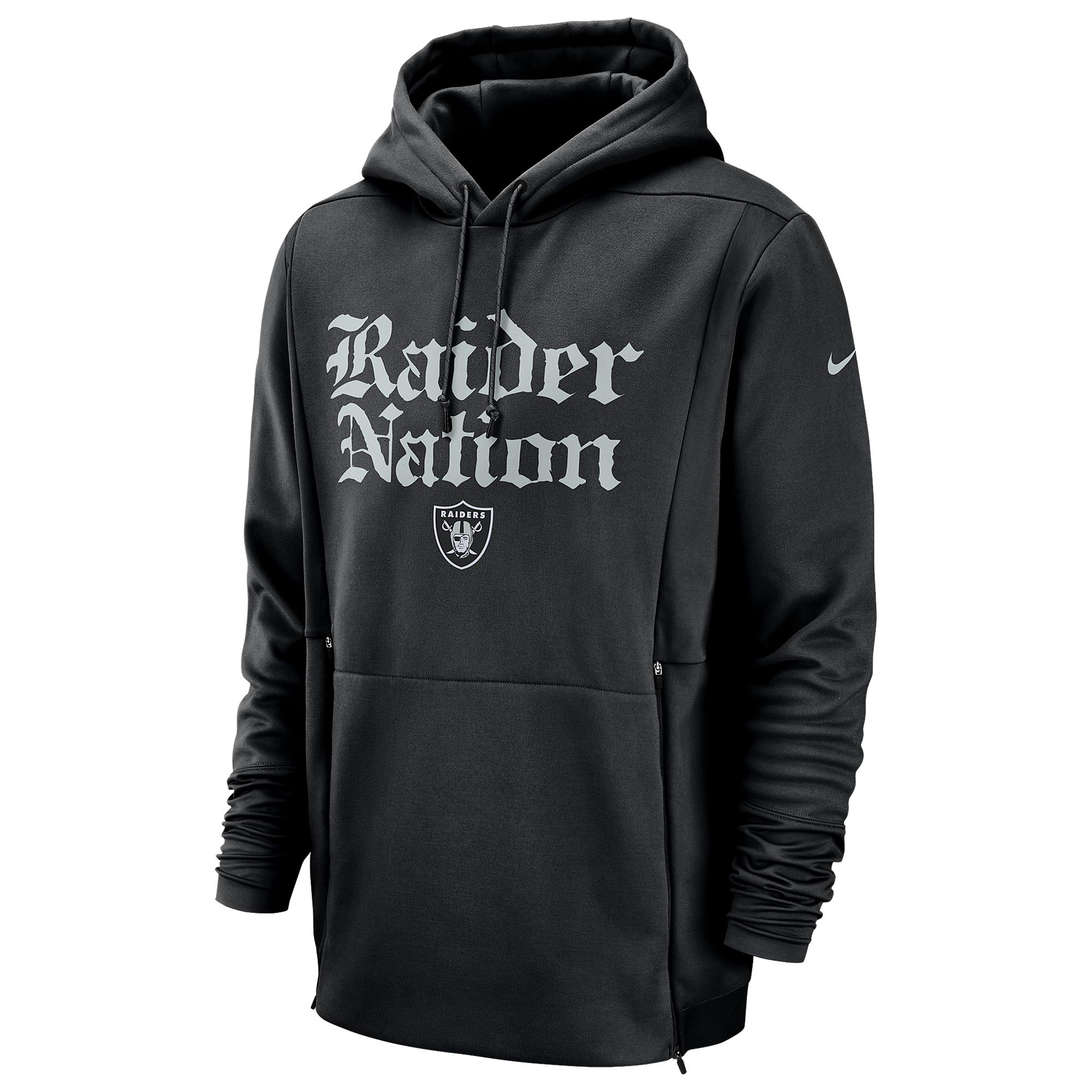 raiders sideline hoodie