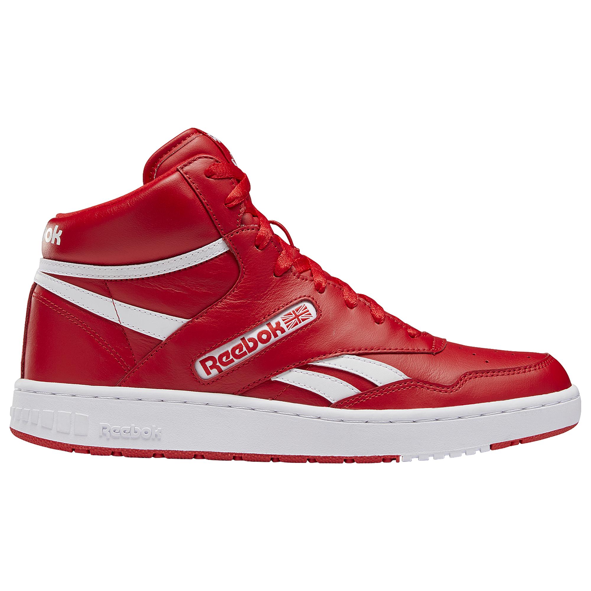 Reebok Leather Bb4600 Basketball Shoes in Red/White (Red) for Men ...