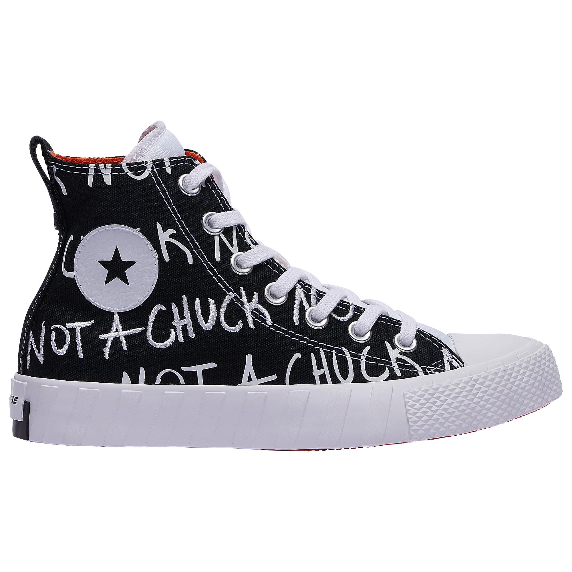 Converse Canvas Unt1tl3d Hi Basketball Shoes in Black/White (Black) for