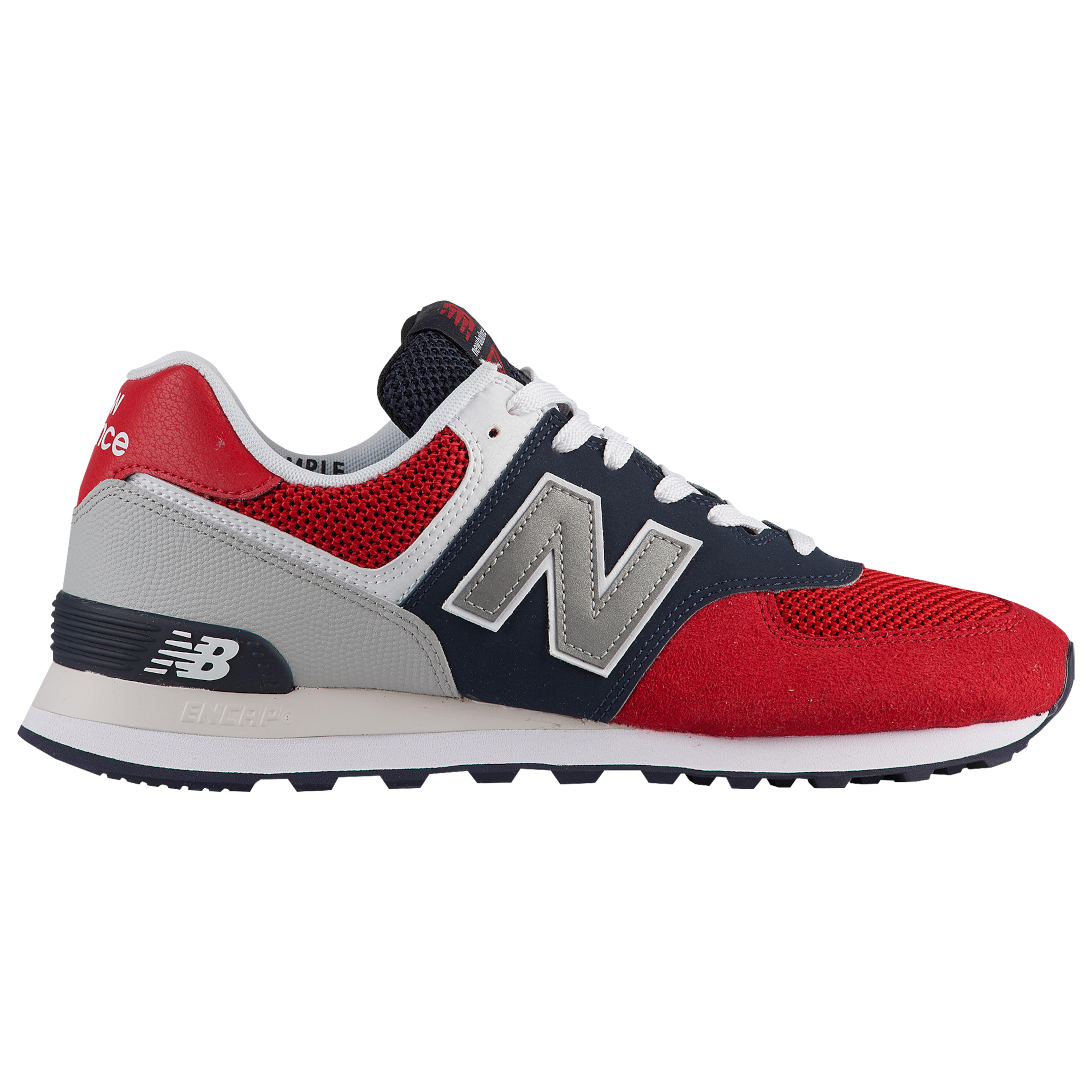 new balance 574 pigment with team red