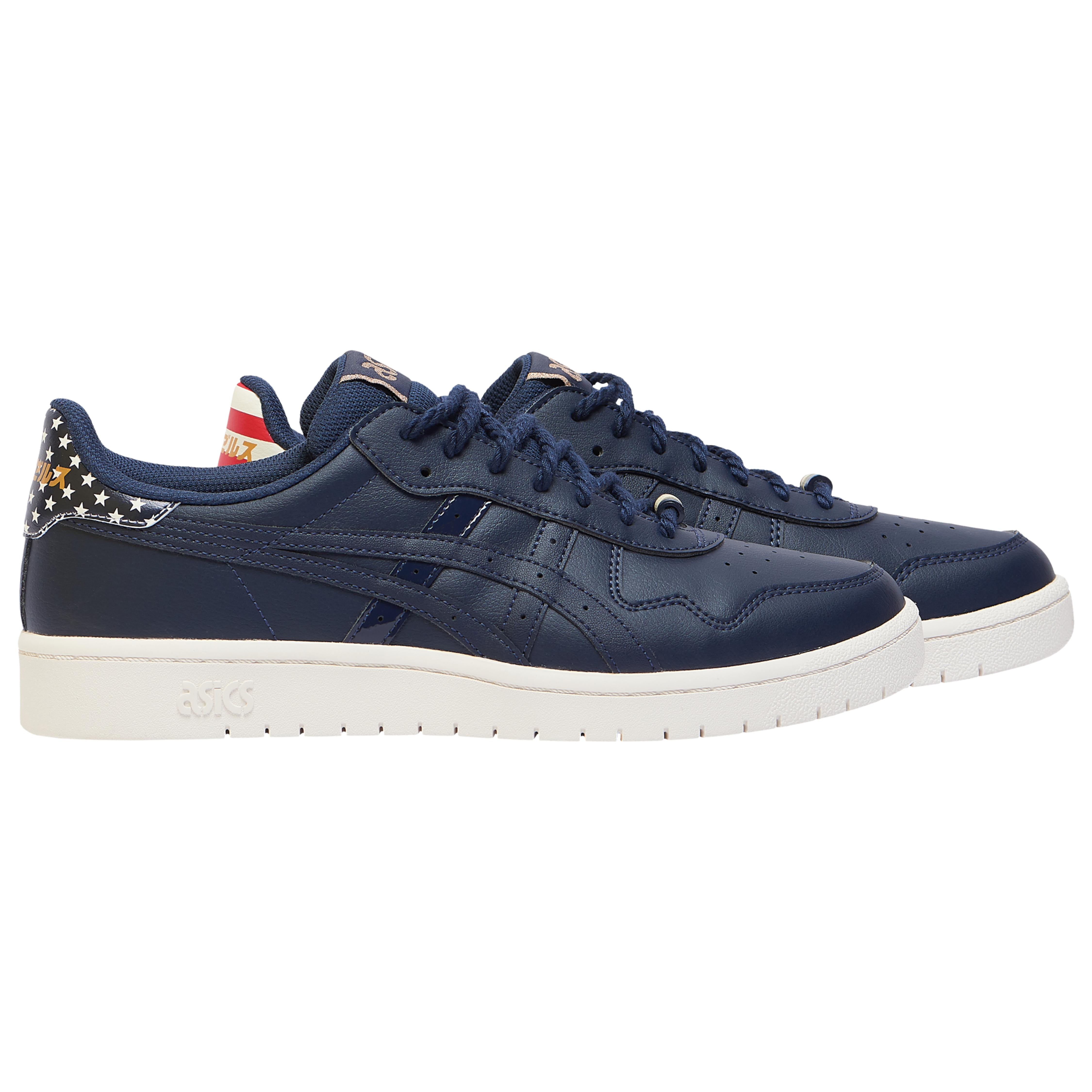 womens navy blue asics