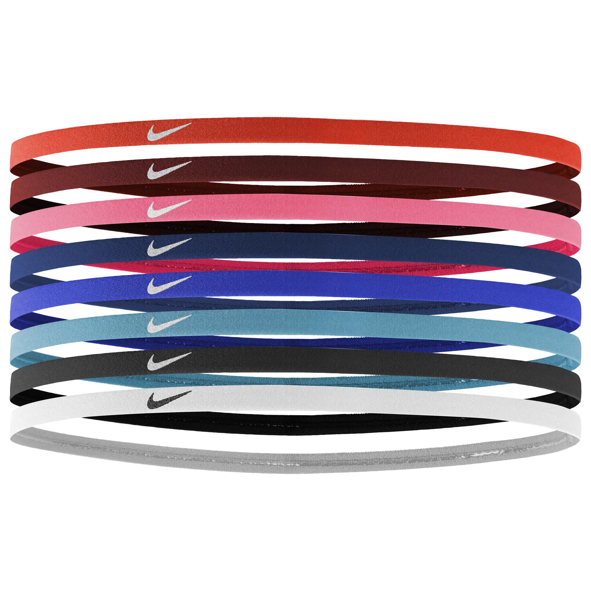 nike skinny hairbands 8 pack