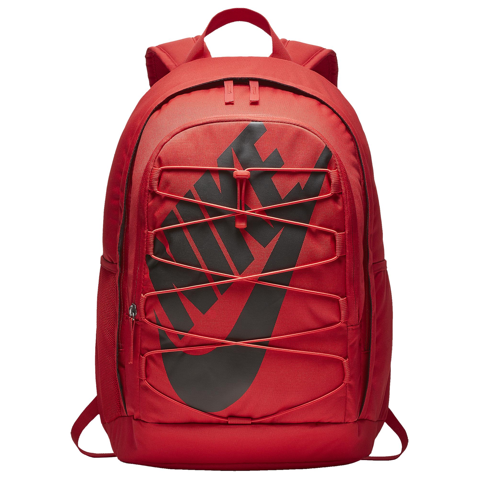 nike backpack red and black