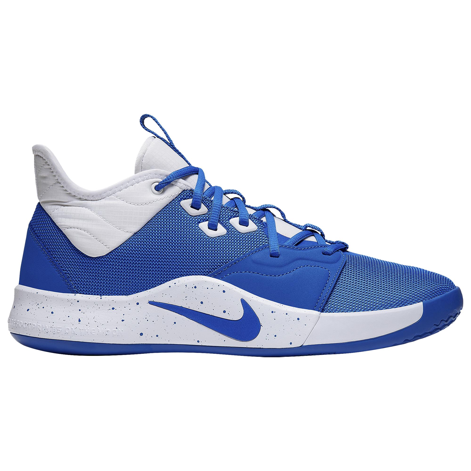 nike pg3 basketball shoes blue
