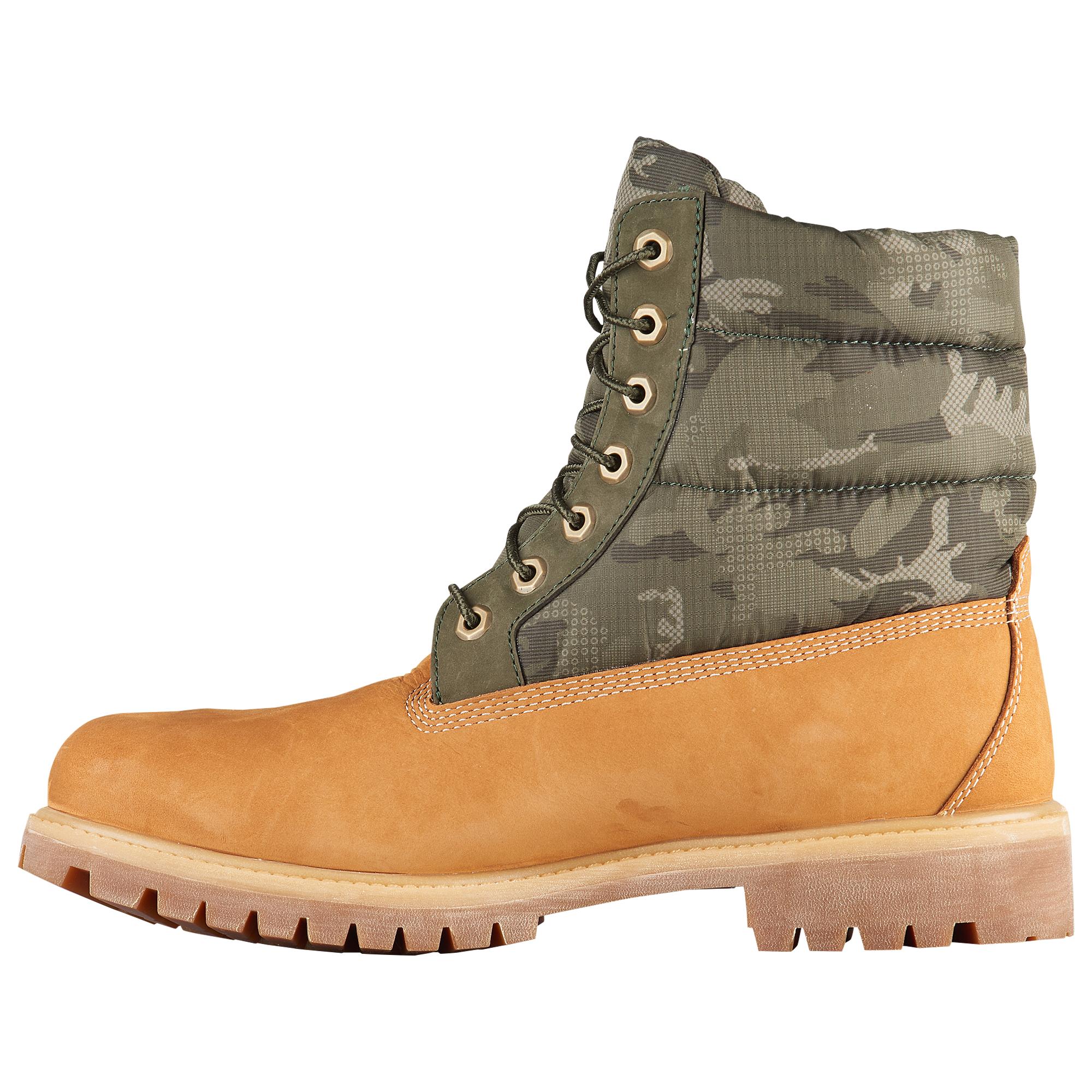 Timberland Rubber 6 Inch Classic Premium Camouflage Puffer Boots - Wheat  Camo - A1zrh for Men - Lyst