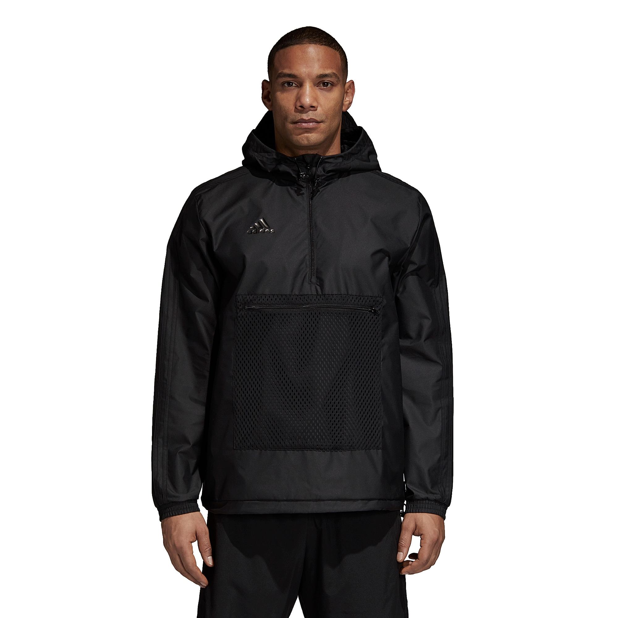 adidas Synthetic Tango Windbreaker Jacket in Black for Men - Lyst