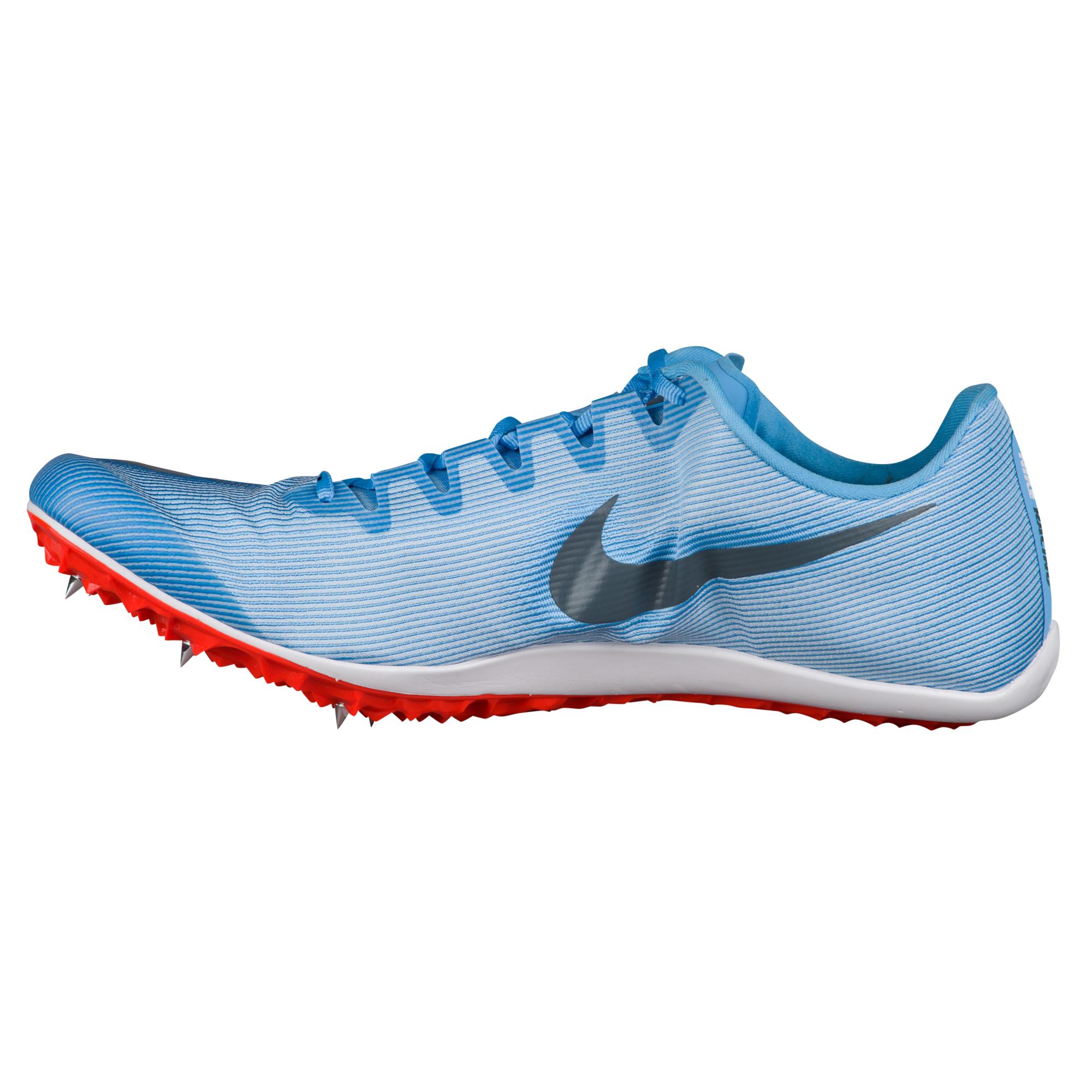 blue nike spikes