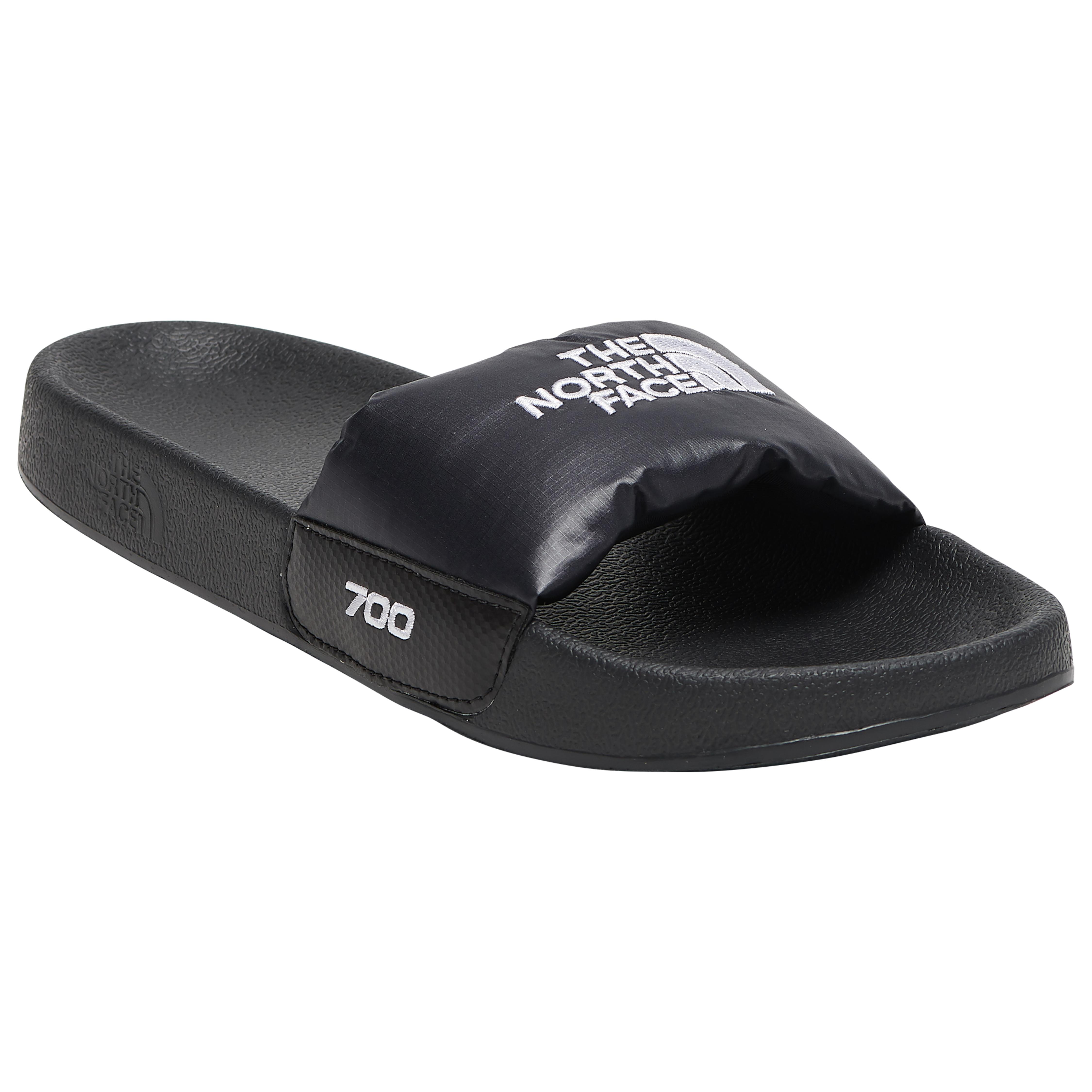 The North Face Rubber Nuptse Slide in Black/White (Black) for Men - Lyst