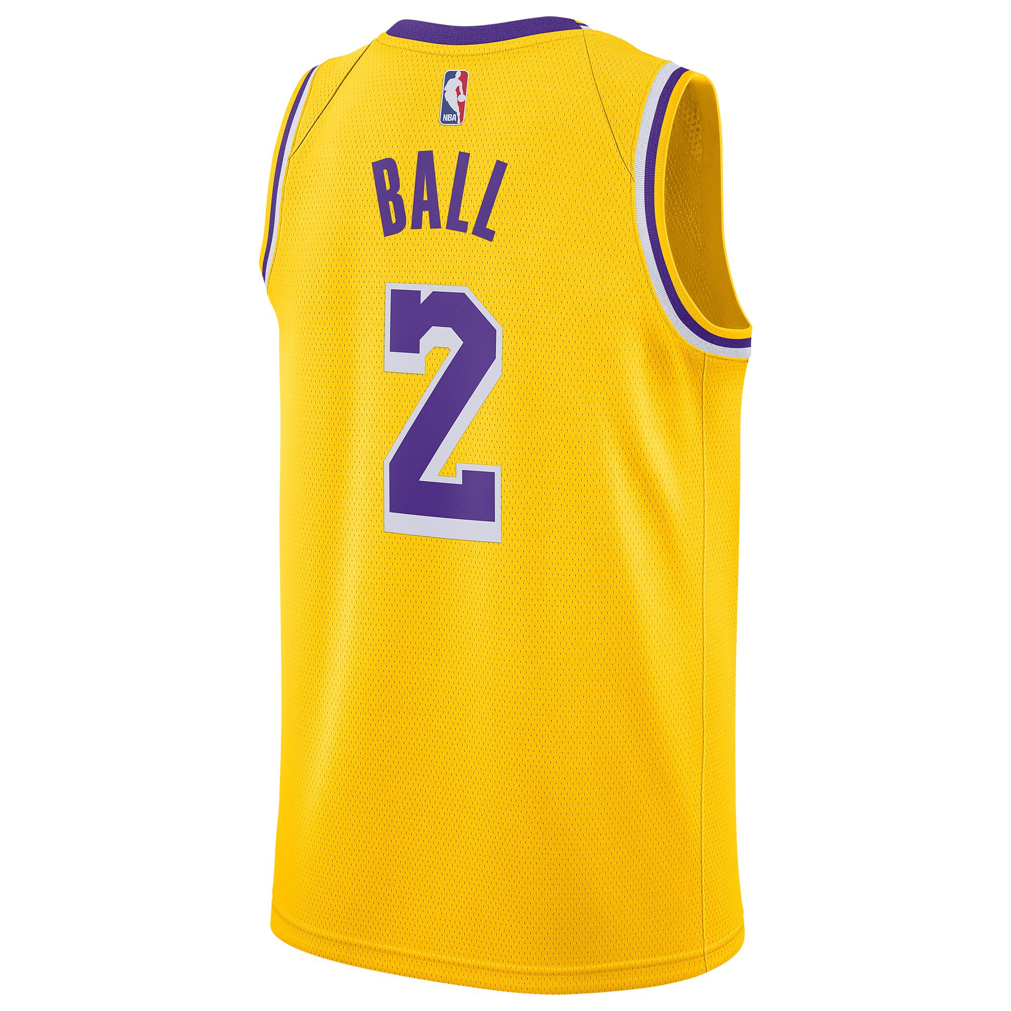 Nike Synthetic Nba Swingman Basketball Jersey in Yellow for Men Lyst