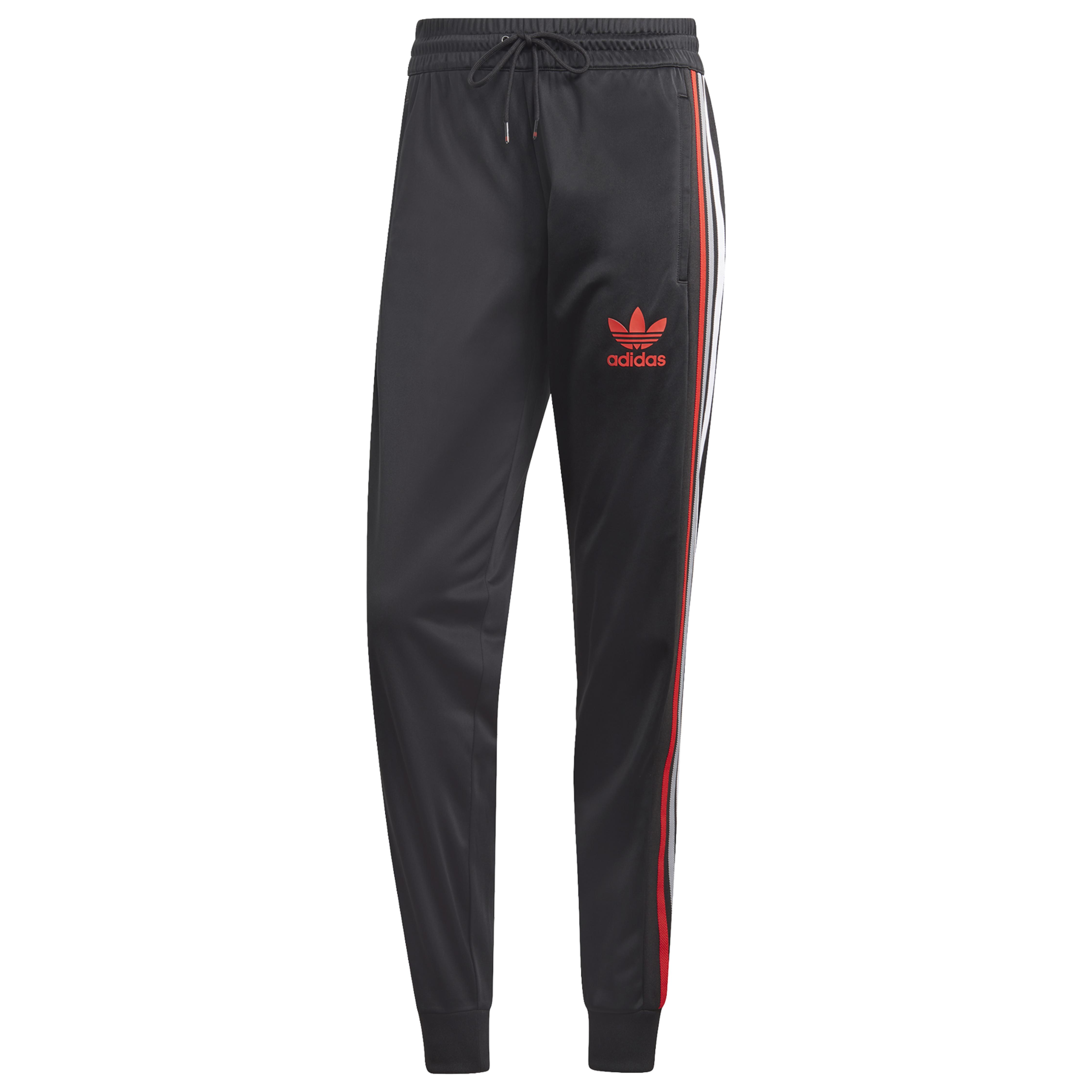 adidas Originals Synthetic Chile 20 Track Pants in Black/Red (Black) for  Men | Lyst