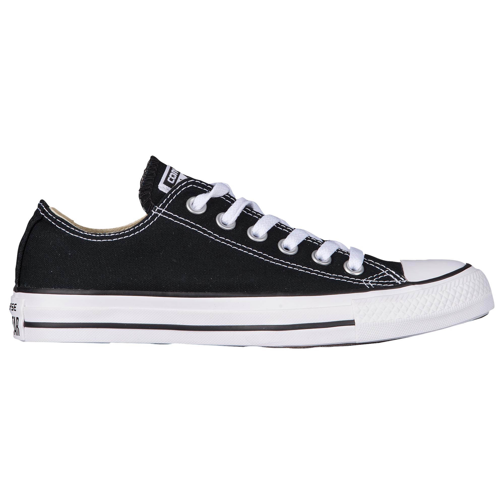 Converse Canvas All Star Ox Basketball Shoes in Black/White (Black) - Lyst