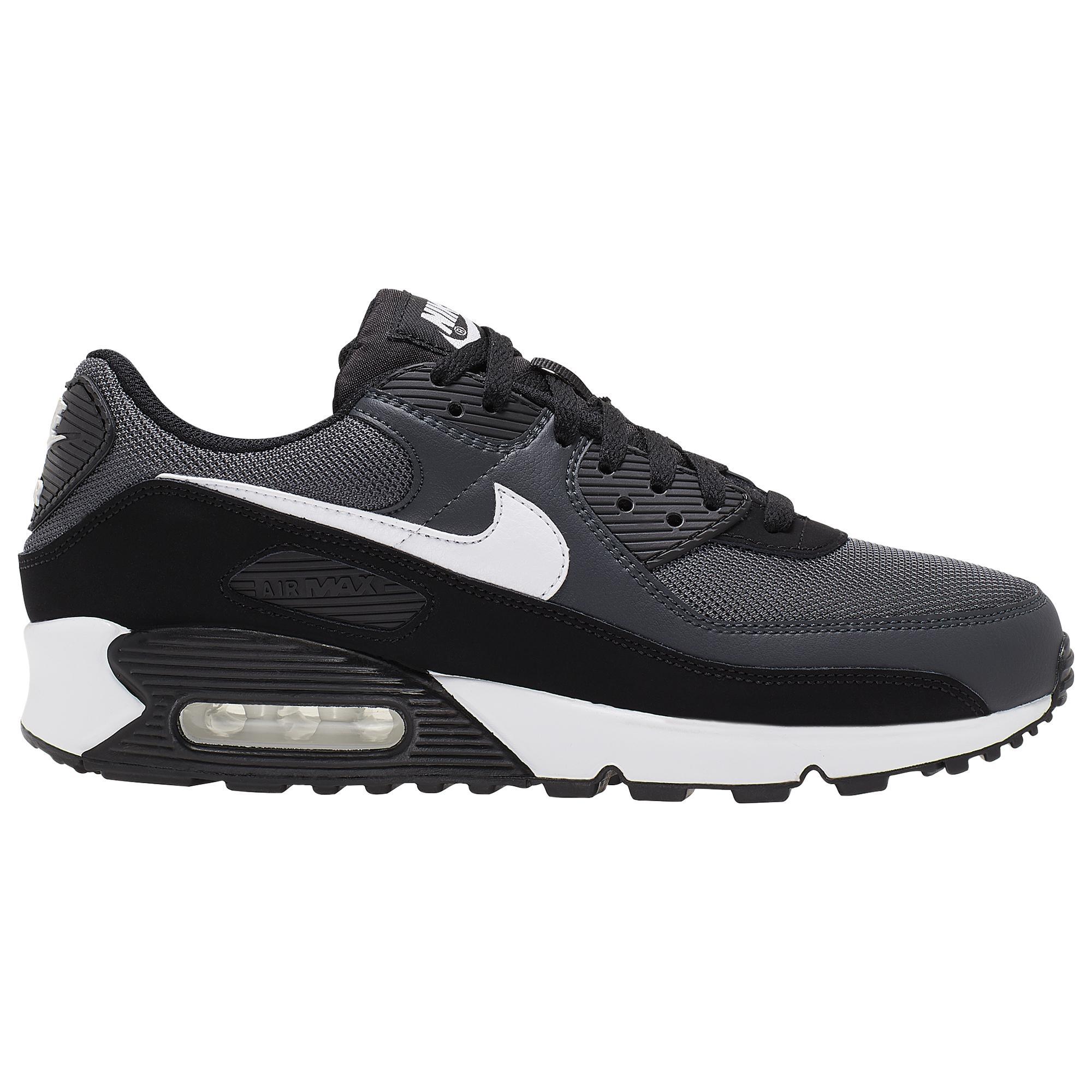Nike Leather Air Max 90 Shoes in Iron Grey/White/Dark Smoke Grey/ (Gray)  for Men - Save 22% - Lyst