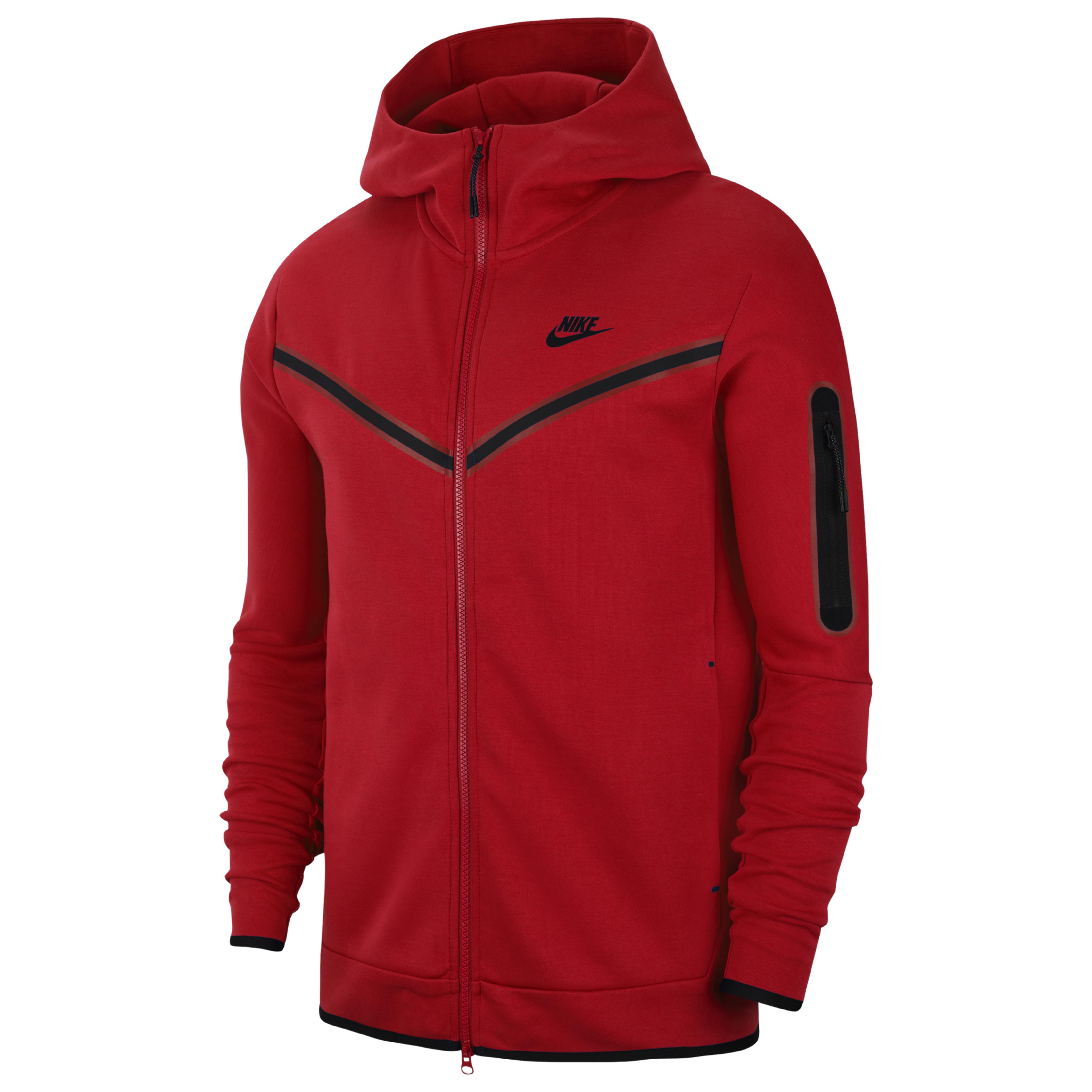 Sale > nike red zip up jacket > in stock