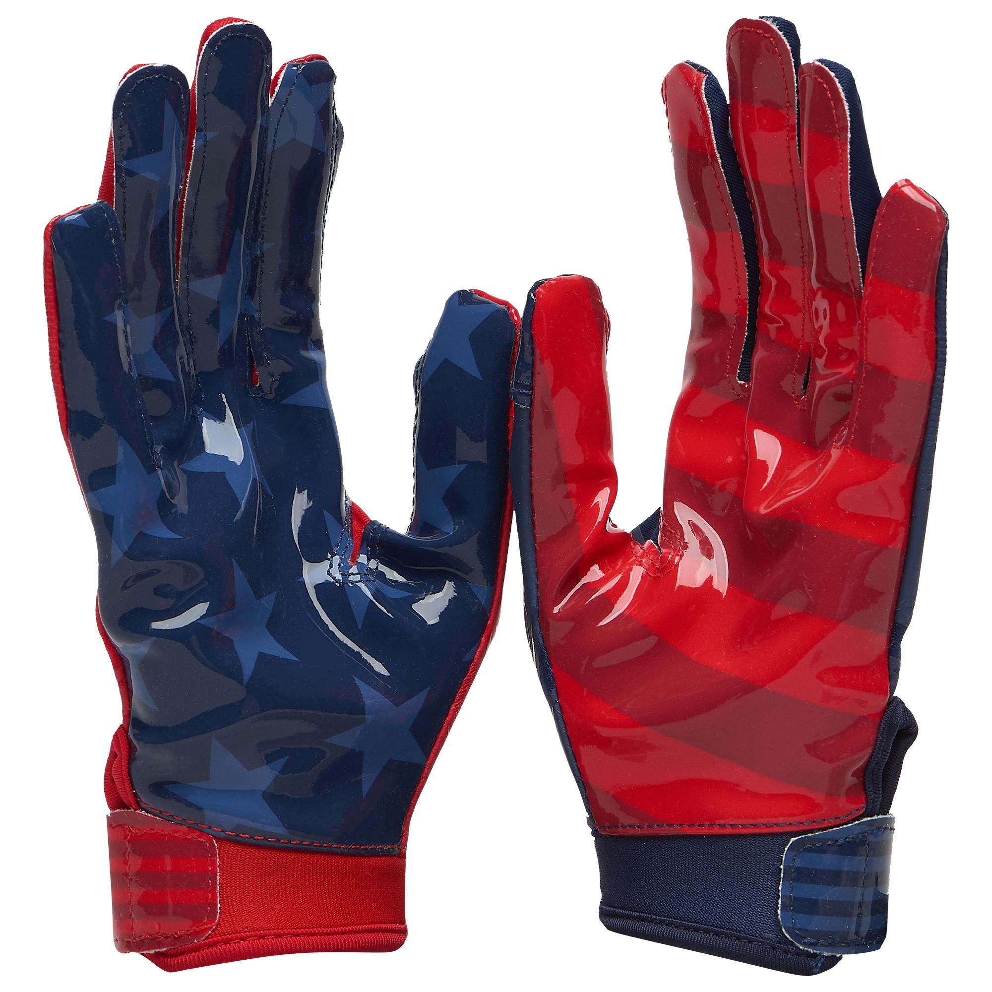 navy blue under armour football gloves