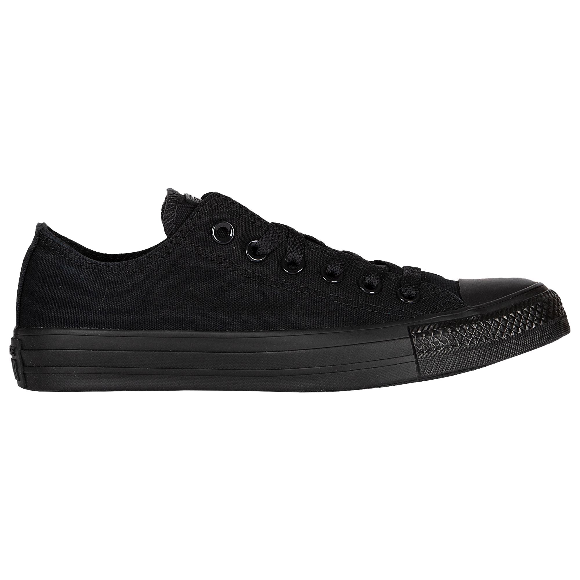 Converse Canvas All Star Ox Casual Basketball Shoes in Black/Black ...