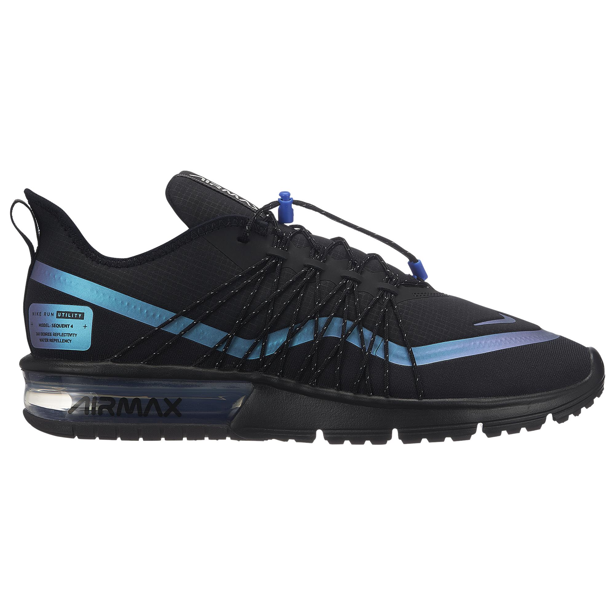 Nike Rubber Air Max Sequent 4 Utility Running Shoes in Black for ... صور حليب