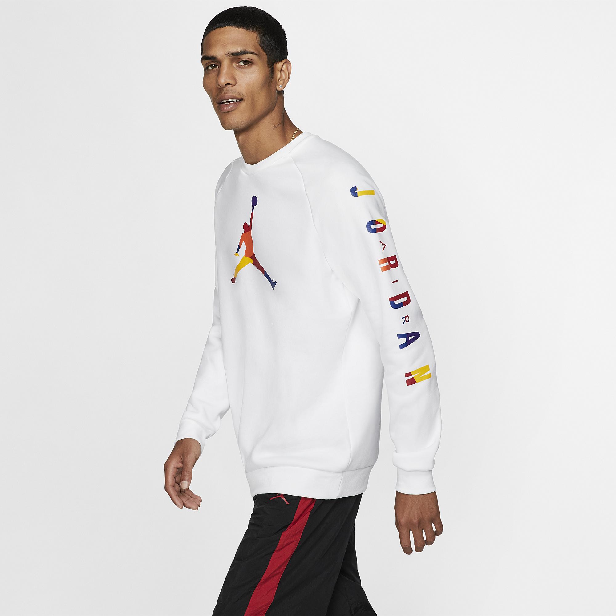 jordan sport dna fleece crew
