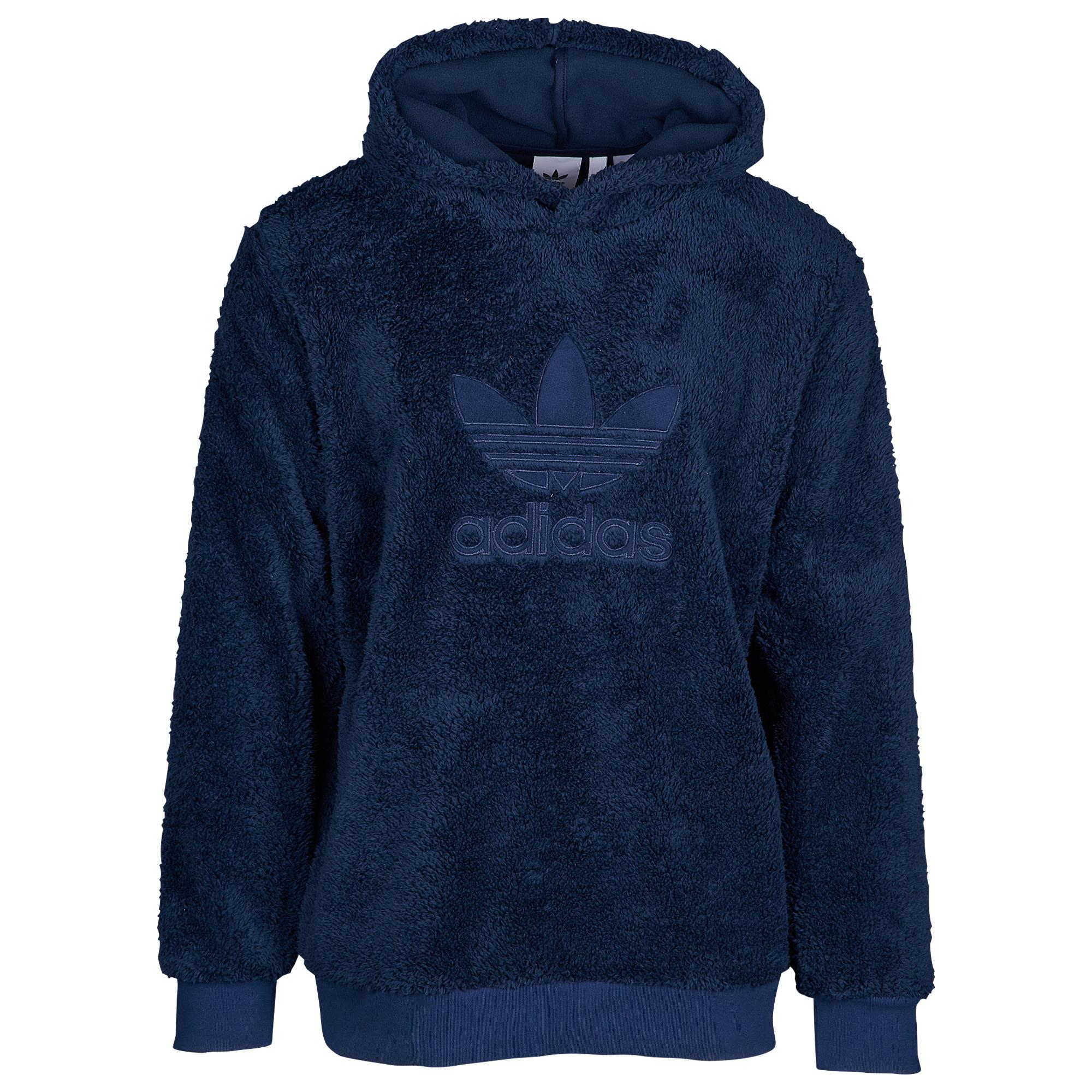 adidas winterized plush pullover hoodie