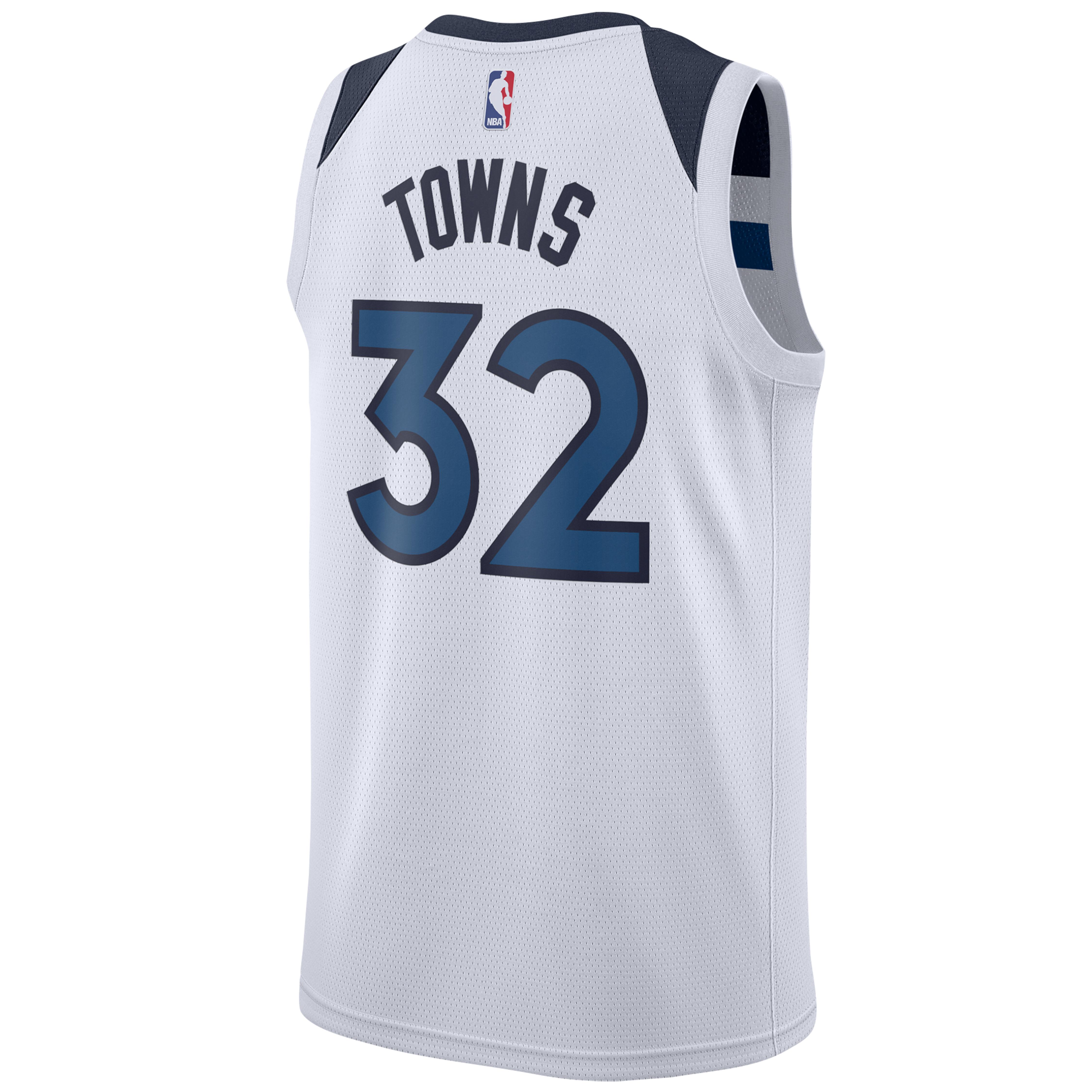Nike Synthetic Nba Swingman Jersey in White/Blue (White) for Men Save