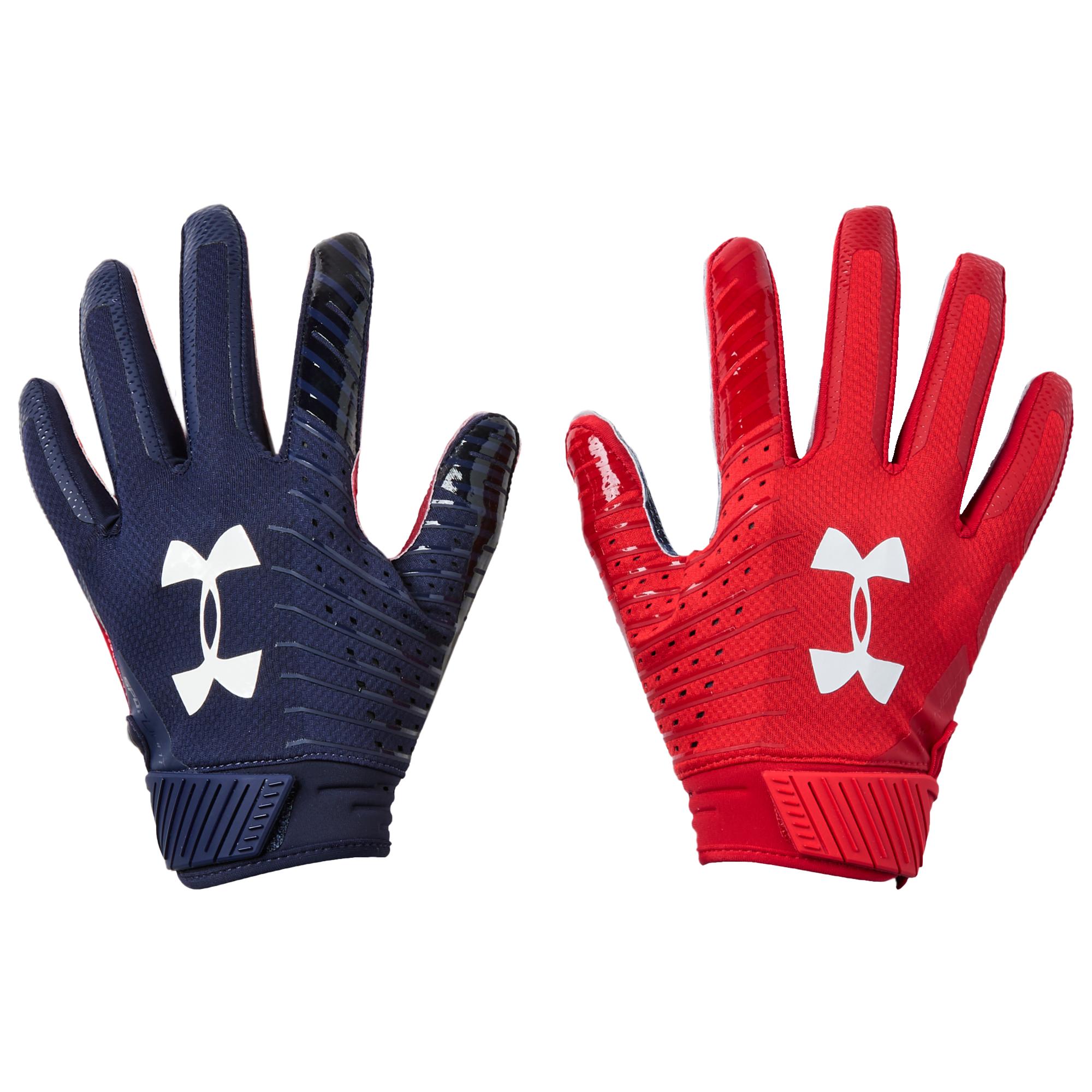 under armour pink receiver gloves