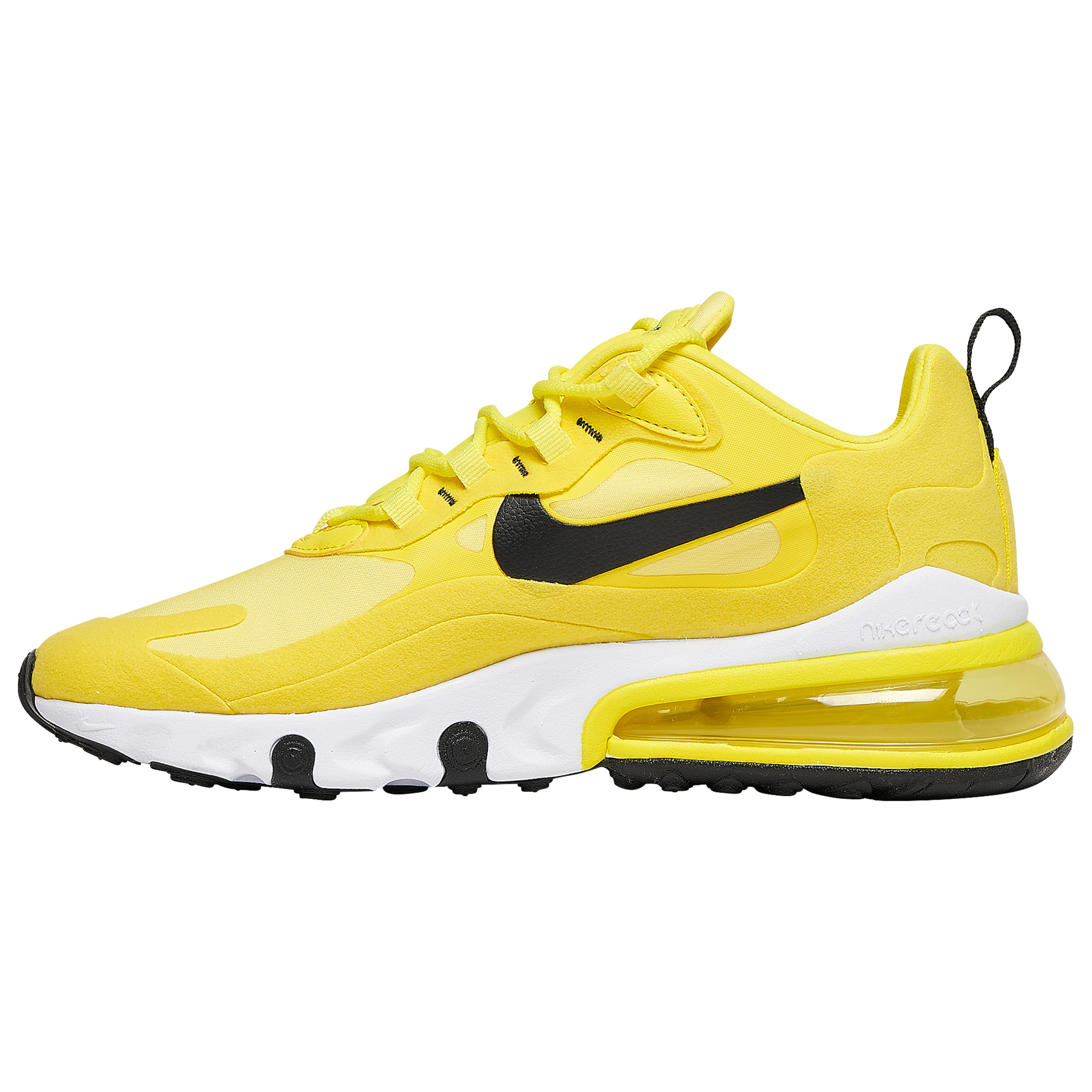 Nike Air Max 270 React - Running Shoes in Yellow - Lyst