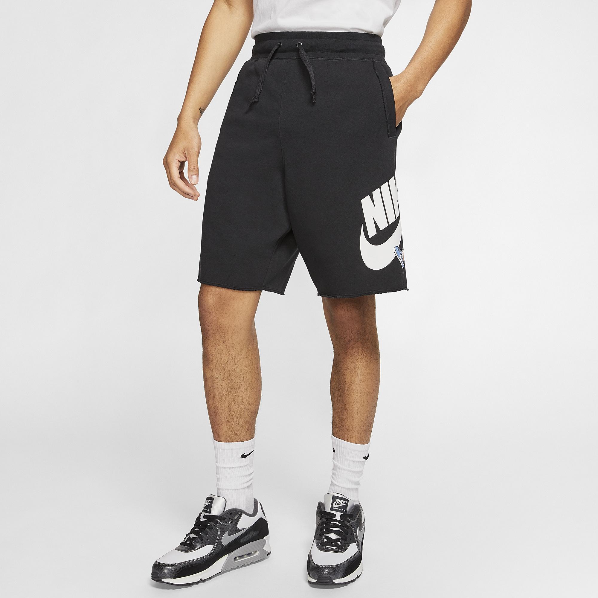 Nike Cotton Hike Alumni Shorts in Black 