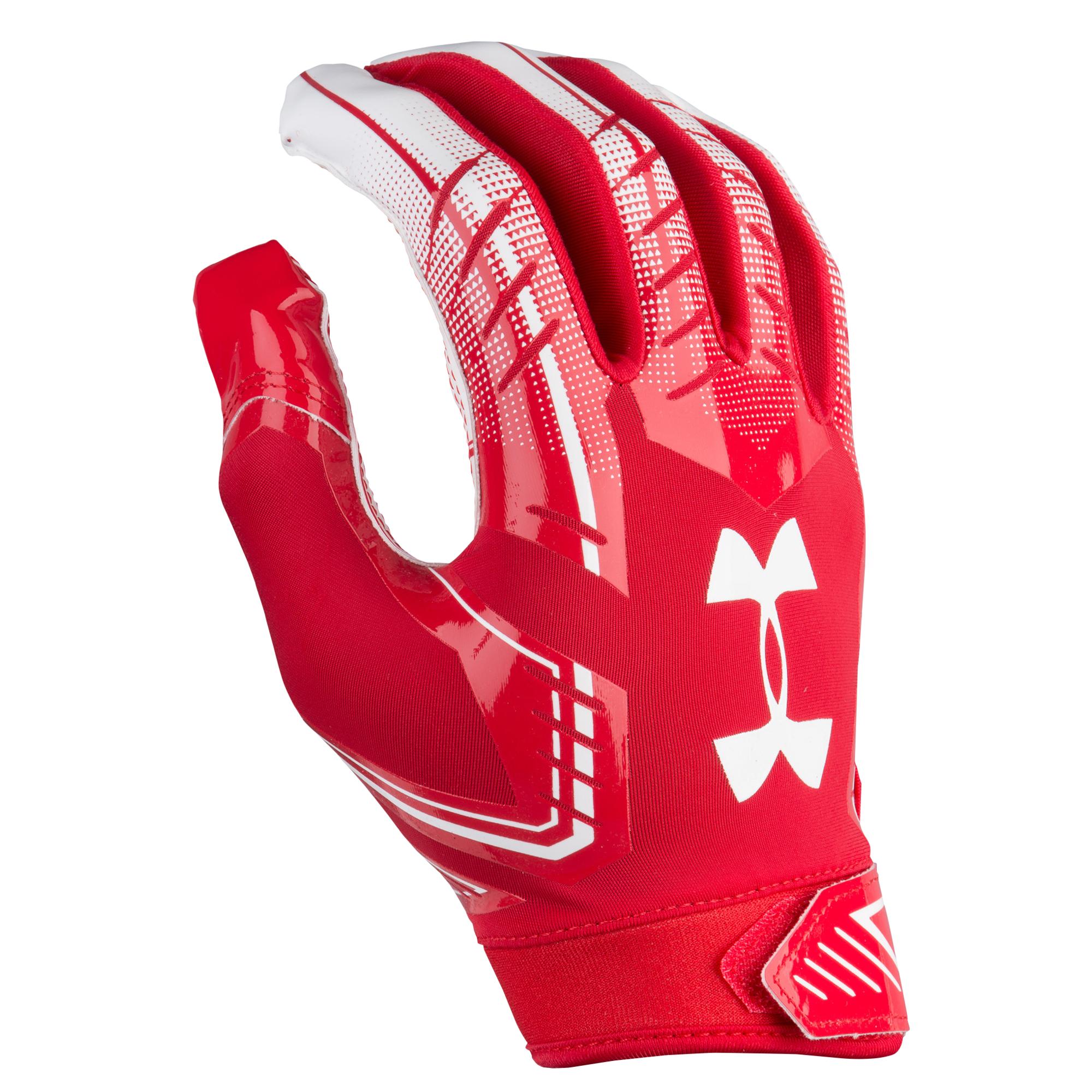 under armour pink receiver gloves
