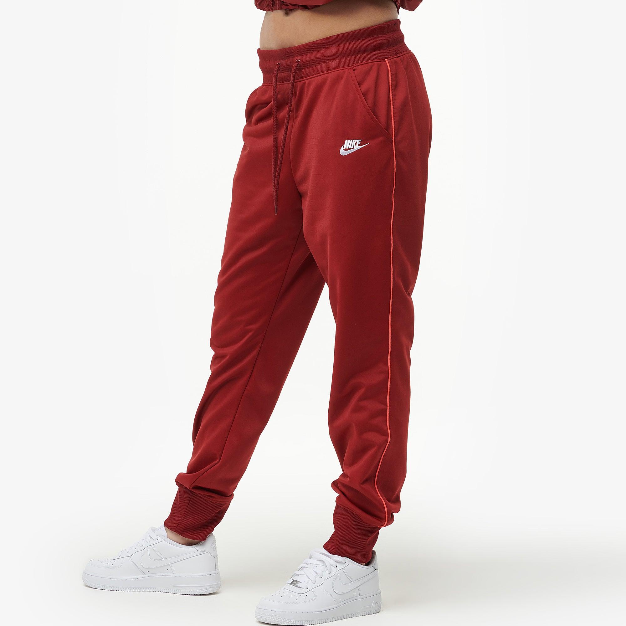 nike heritage red track pants