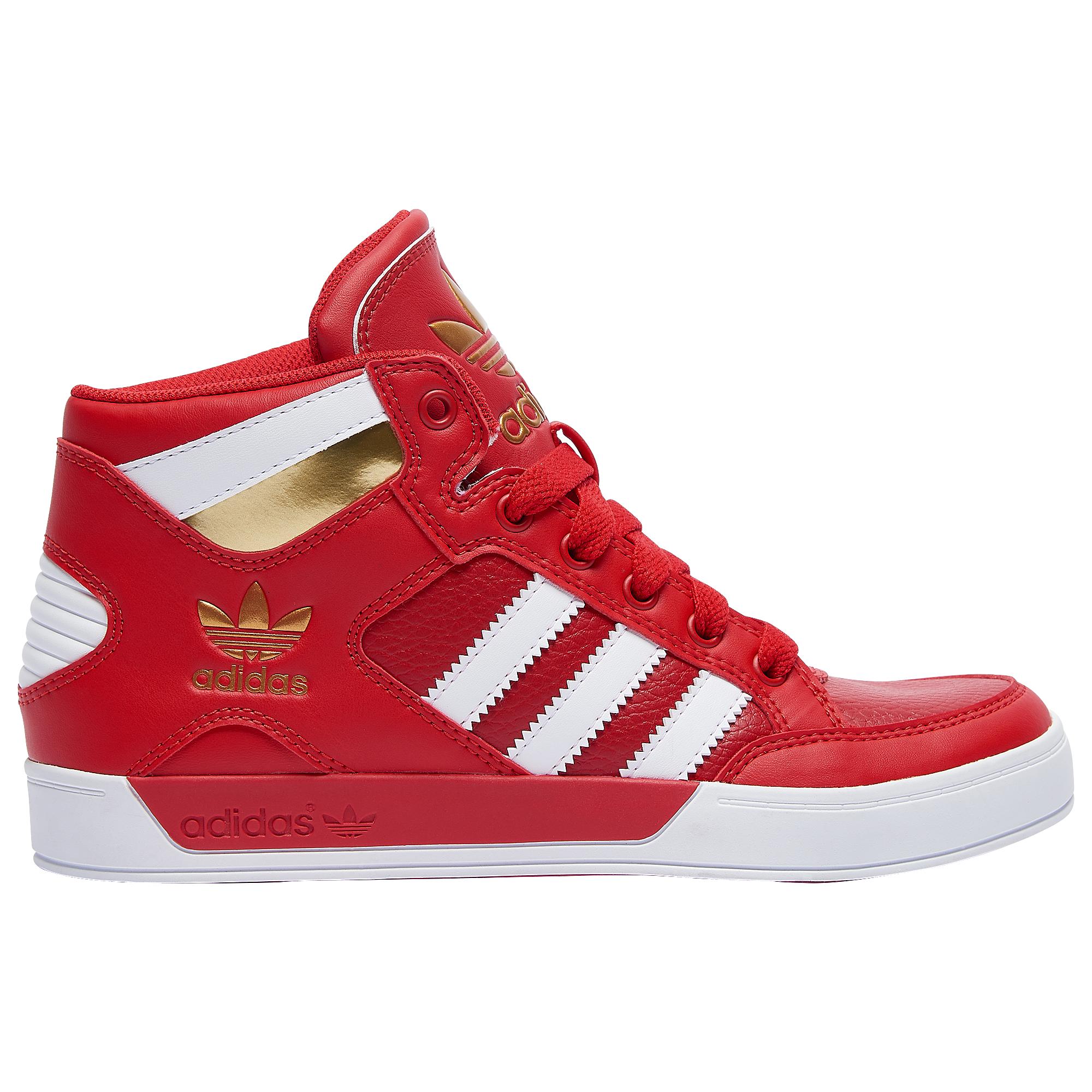 adidas Originals Rubber Hardcourt Hi Tennis Shoes in Red/White/Gold (Red)  for Men - Lyst