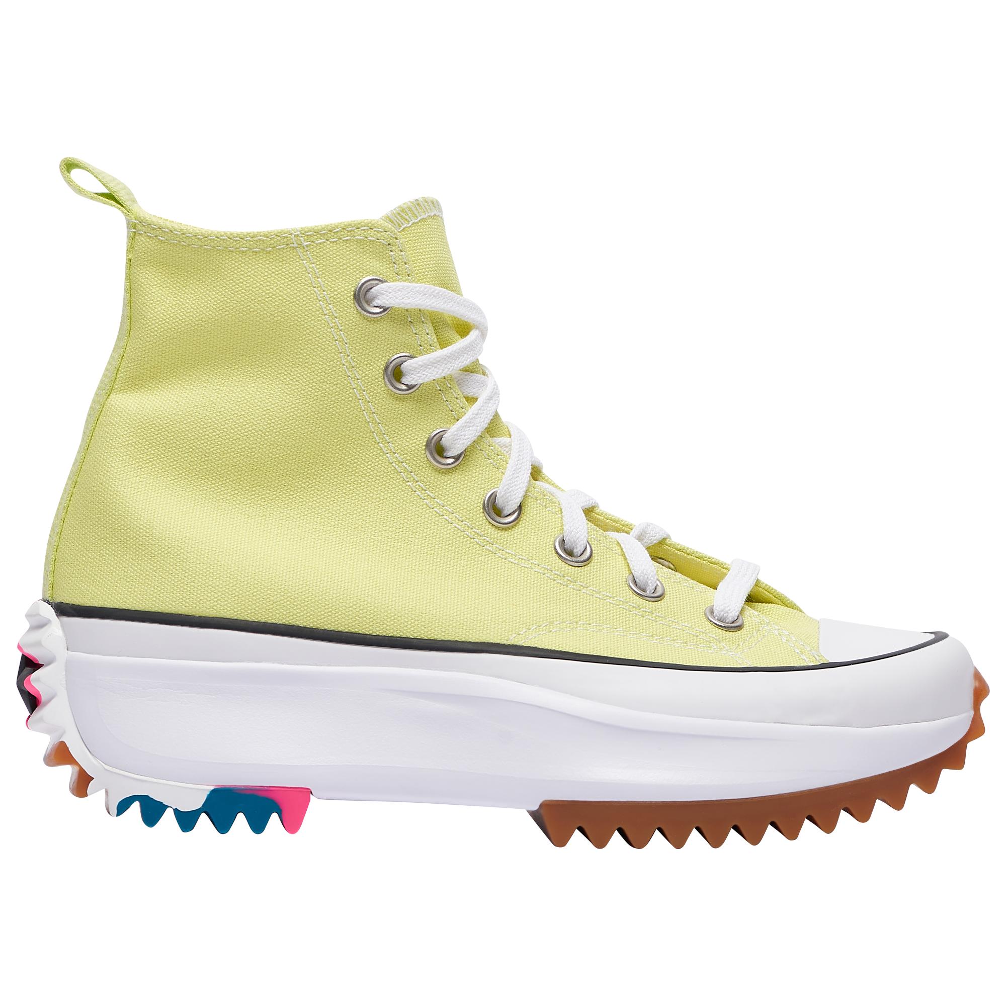 run star hike platform all white sneaker