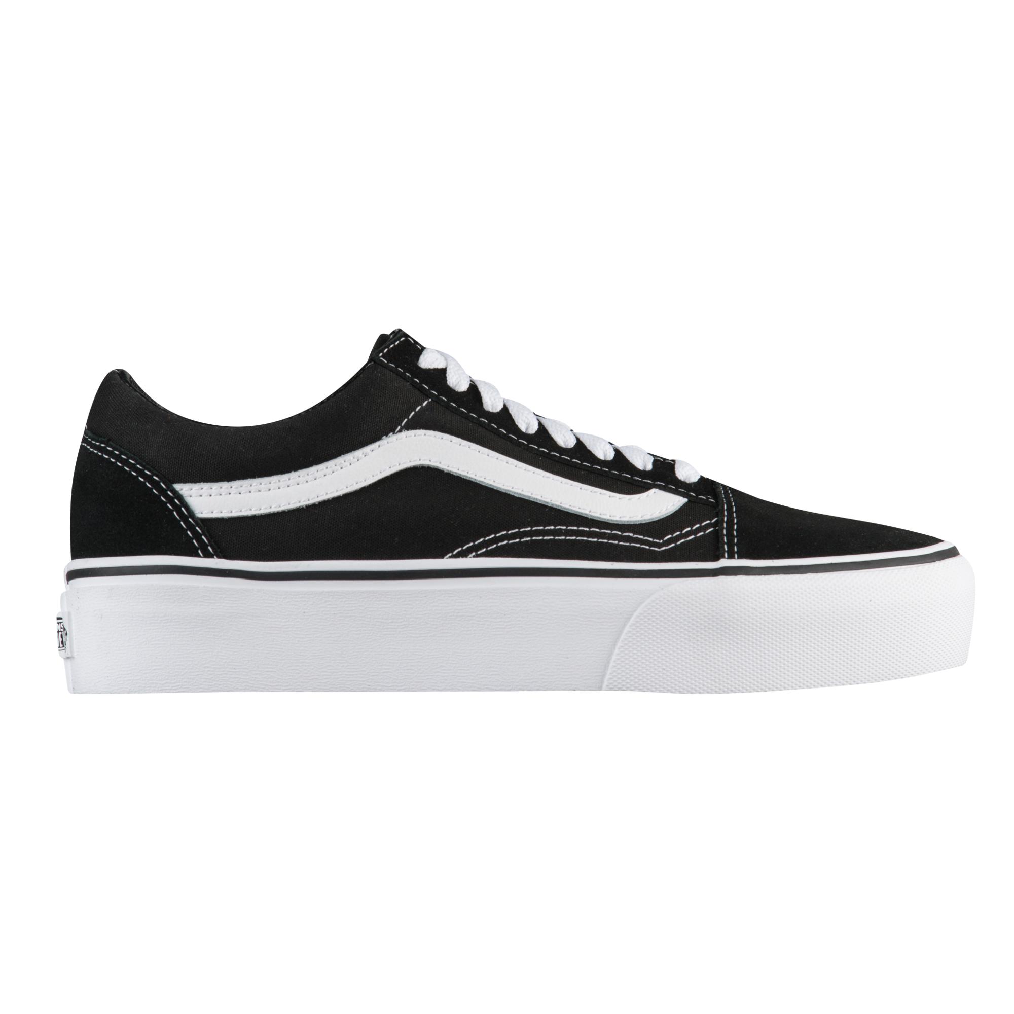 Vans Canvas Old Skool Platform Skate/bmx Shoes in Black/White (Black) for Men Save 59 Lyst