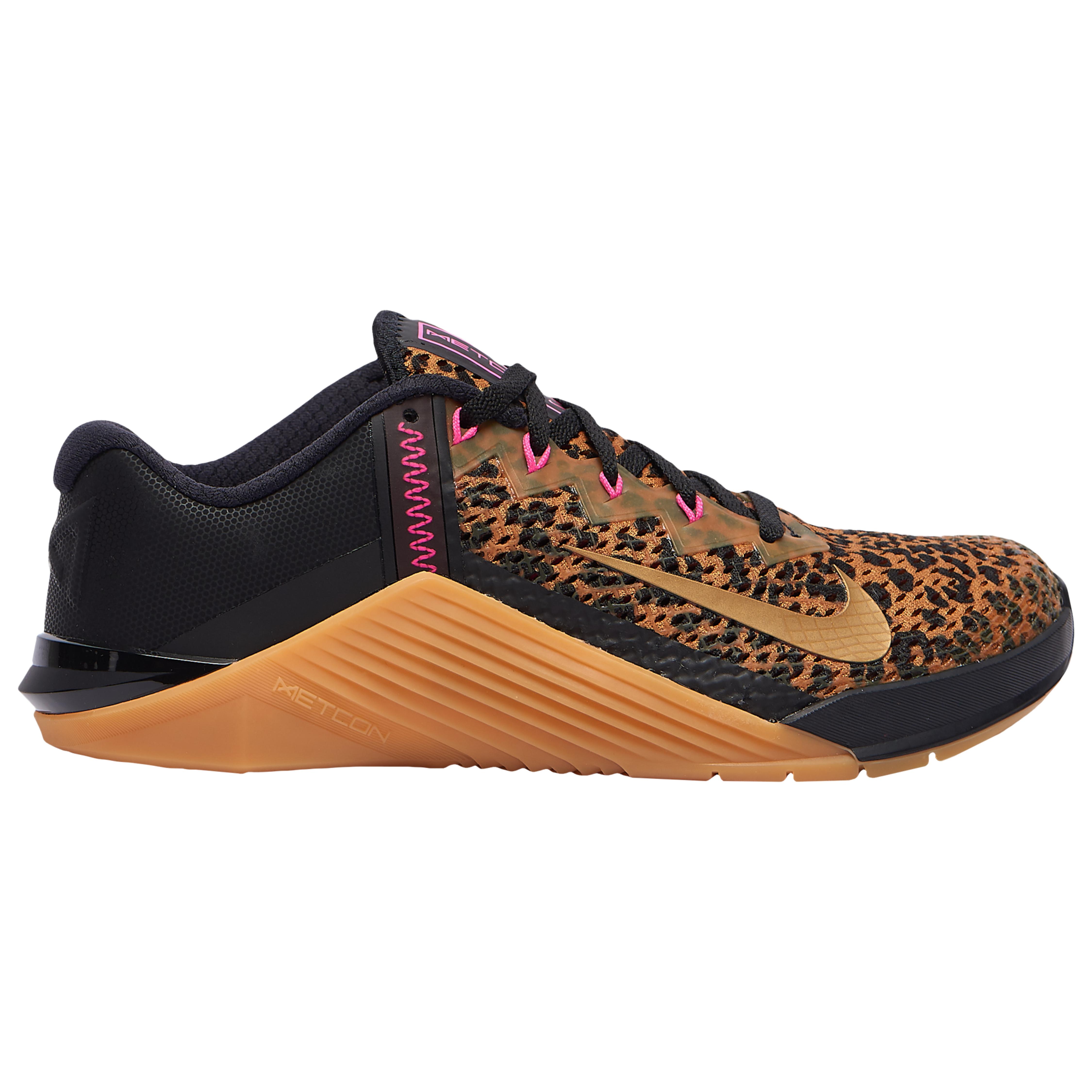 nike metcon 6 black and gold