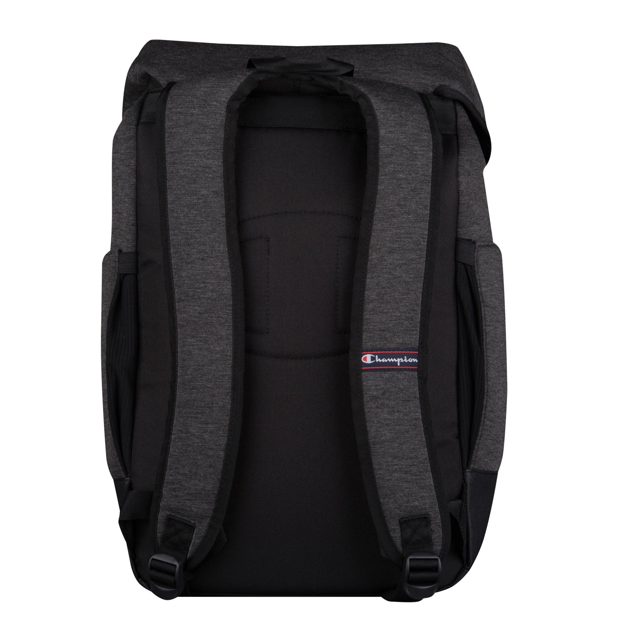 champion top load backpack black