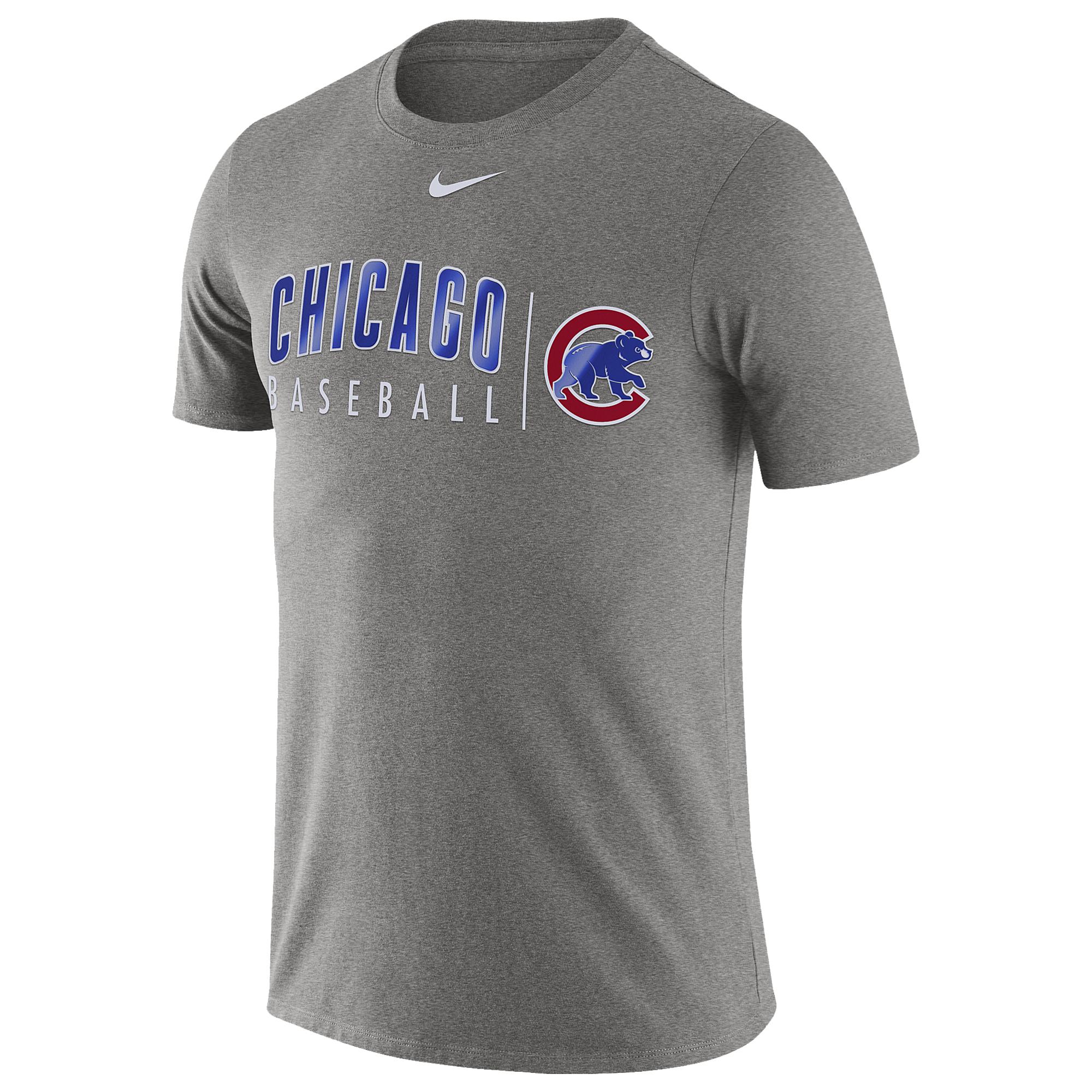 Download Nike Mlb Dri-fit Cotton Practice T-shirt in Dark Grey ...