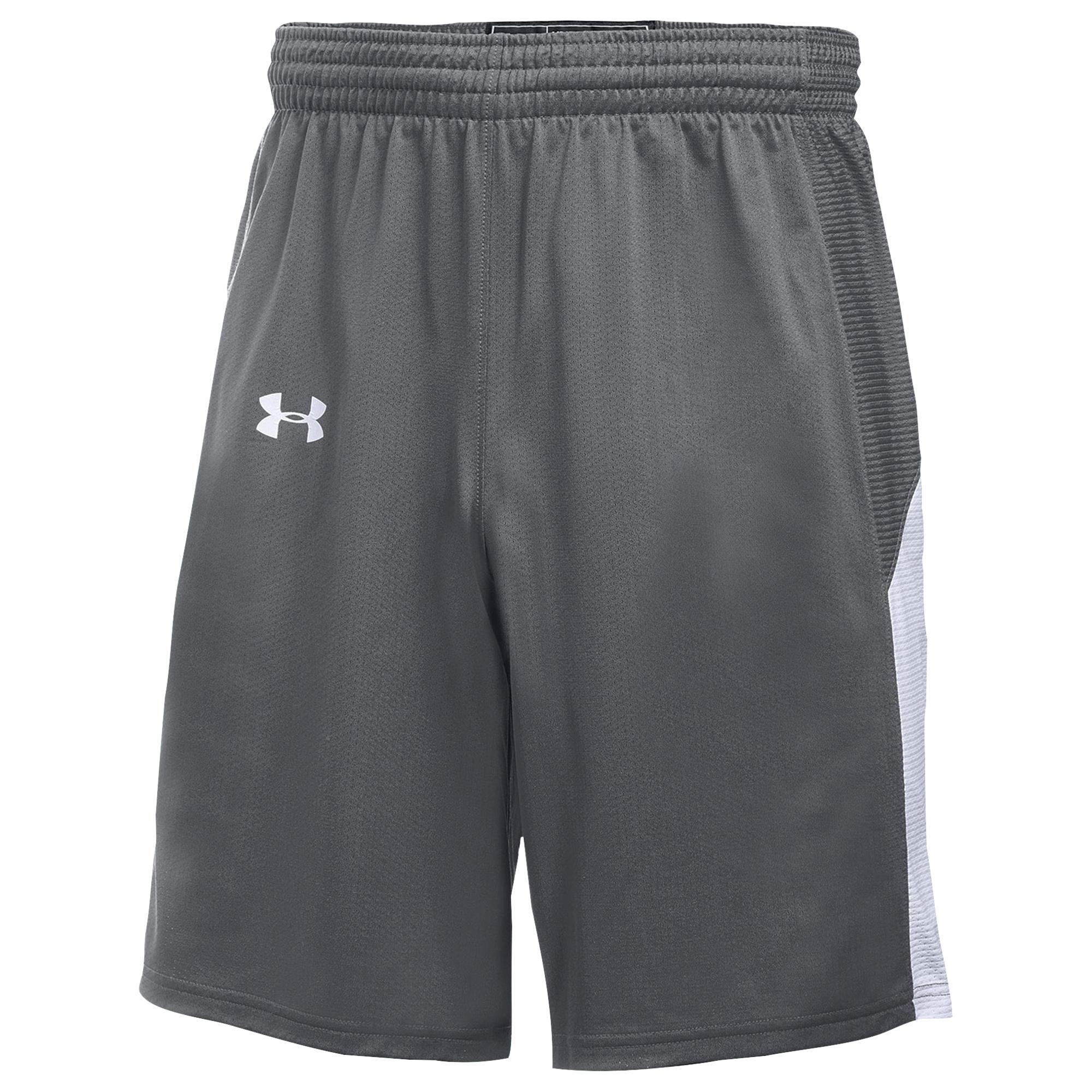 Under Armour Synthetic Team Fury Shorts in Graphite/White (Gray) for Men Save 14 Lyst