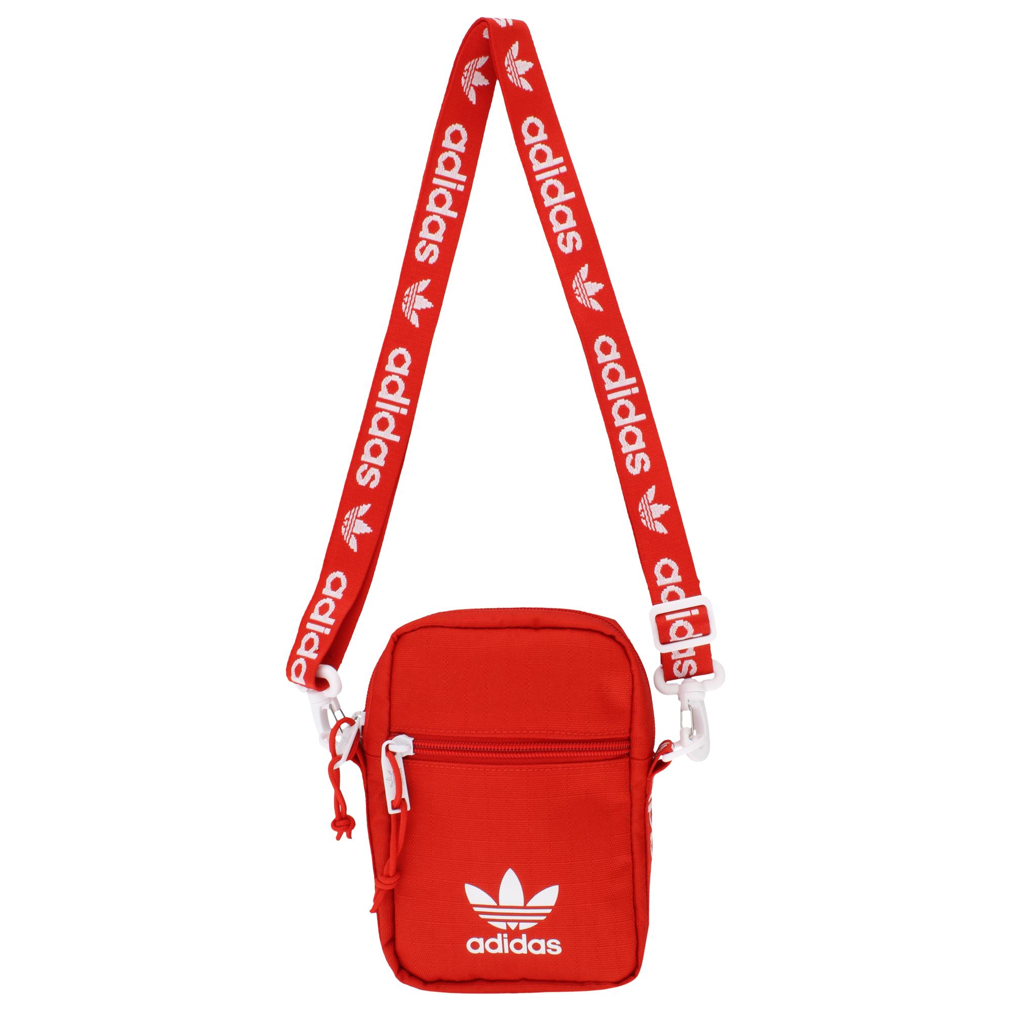 adidas red shoulder bag